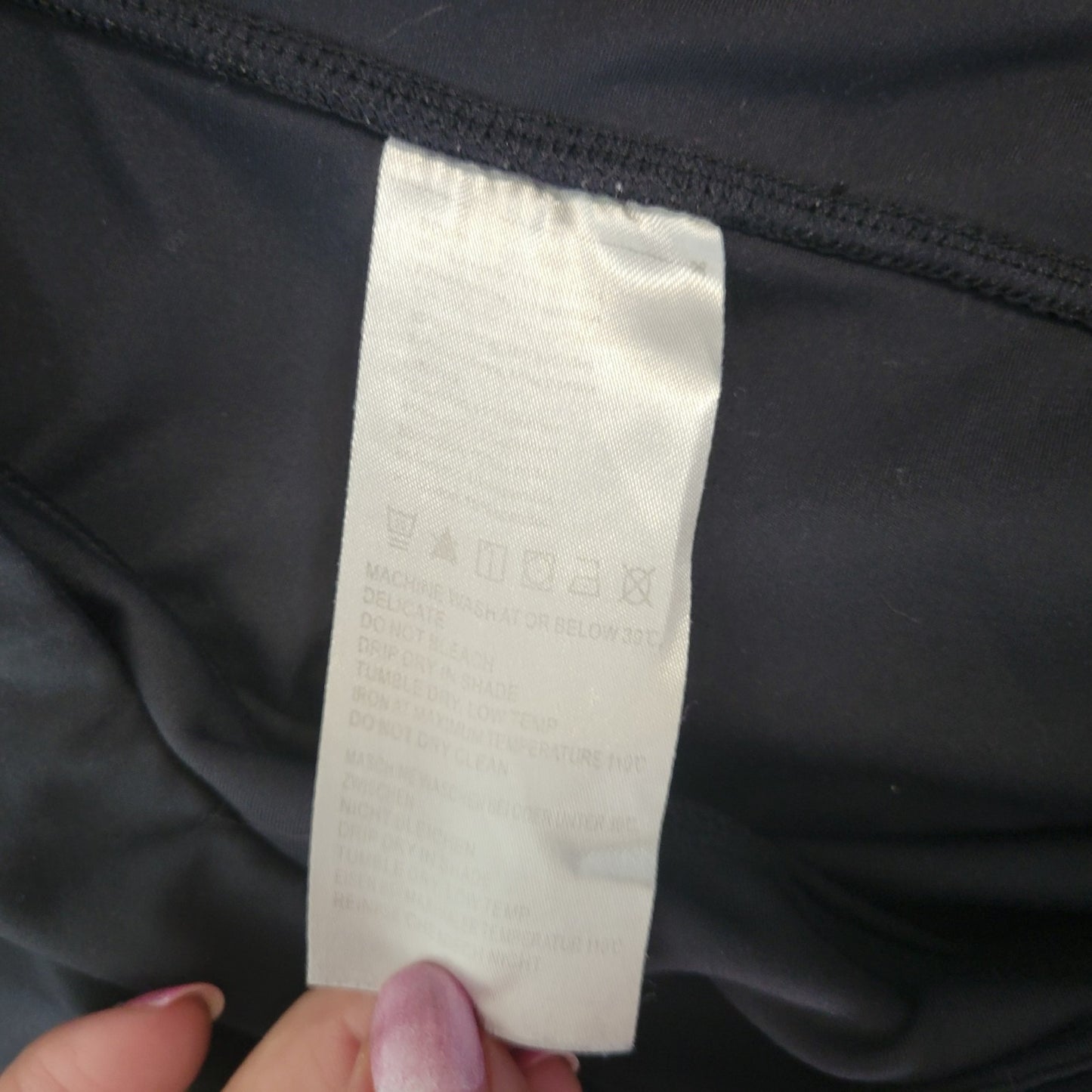 Baleaf Womens Shorts 2XL Plus LONG Biker Black Poly Blend Lightweight Pockets