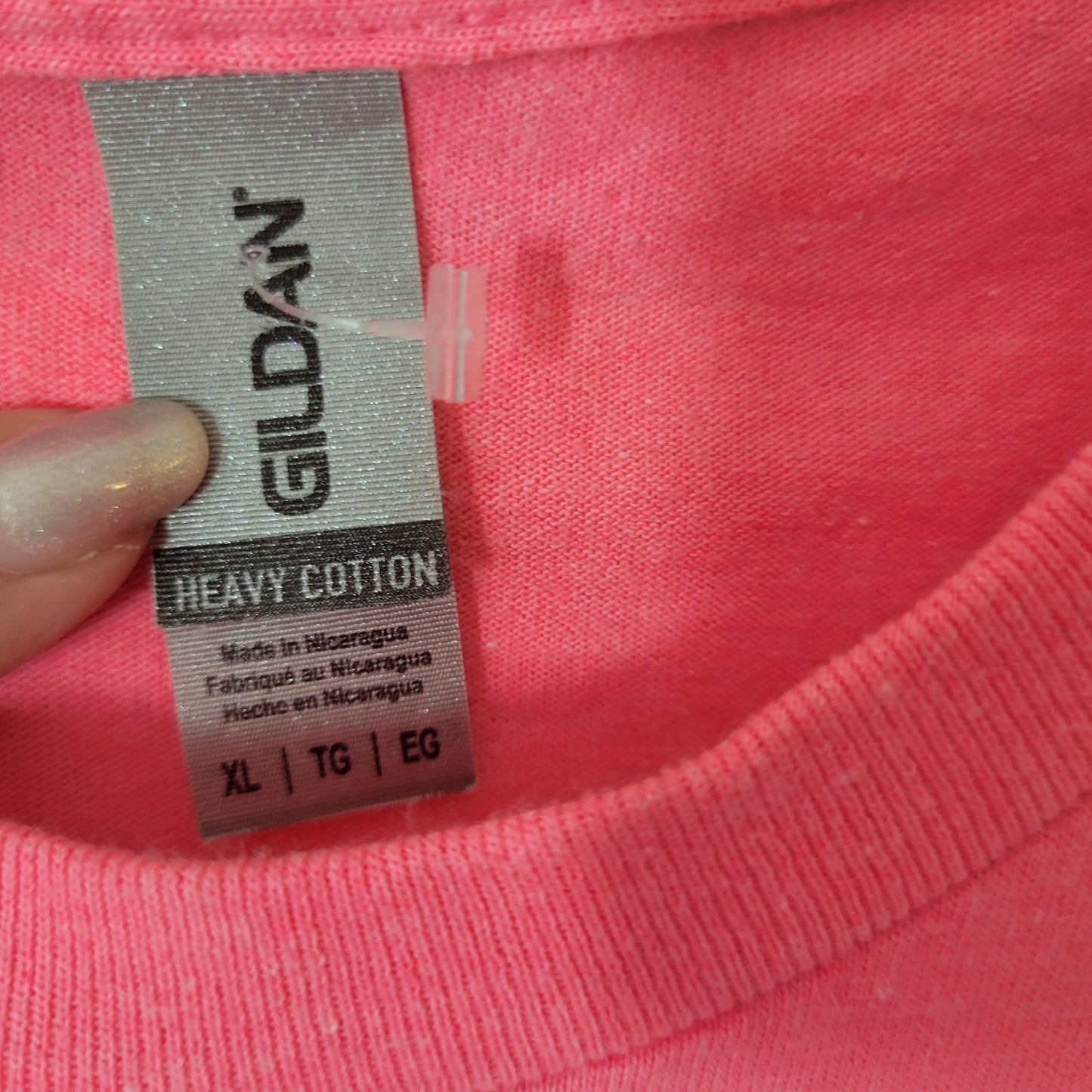 Gildan Gatorland Orlando Est 1949 Womens Top XL Tee Short Sleeve Pink Souvenir