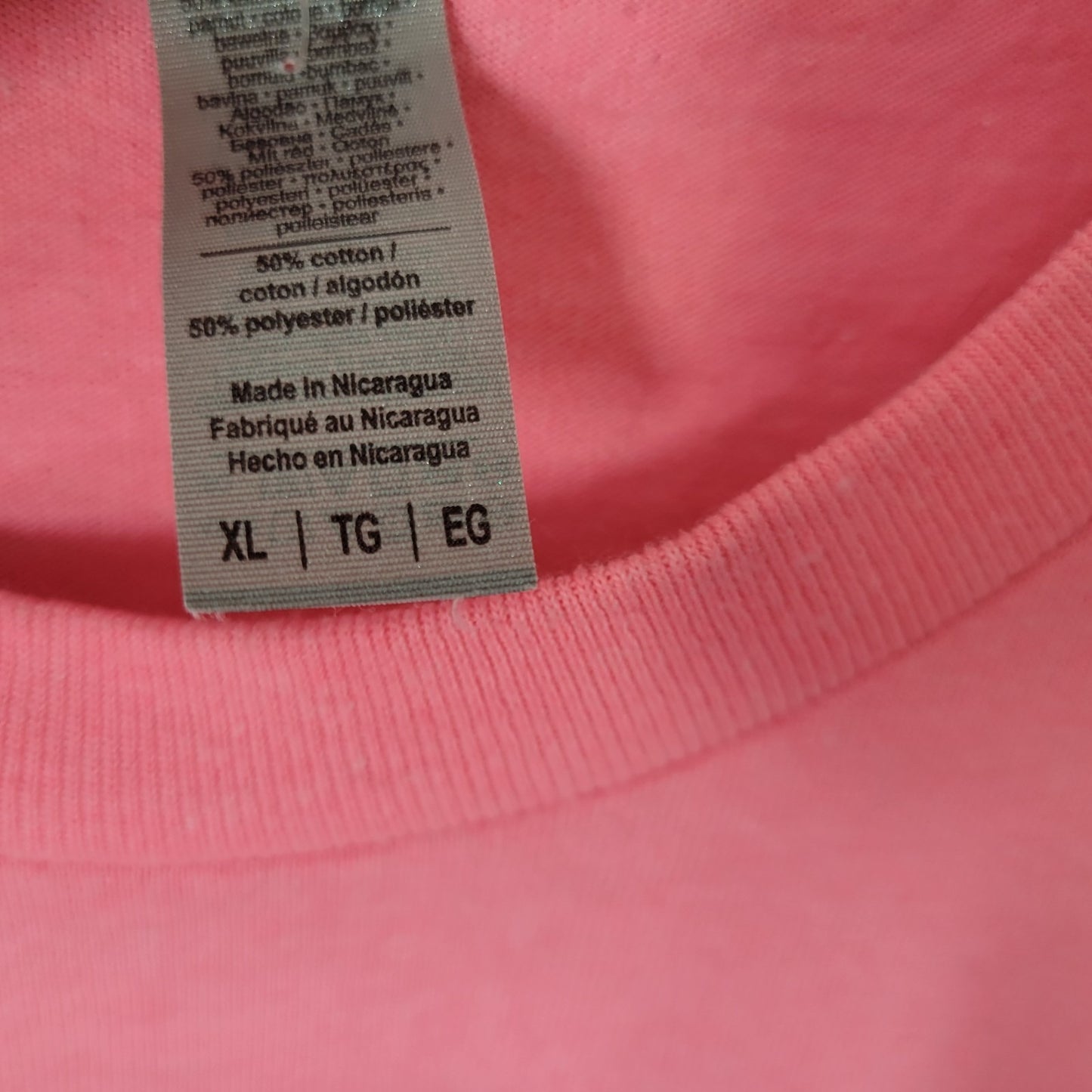 Gildan Gatorland Orlando Est 1949 Womens Top XL Tee Short Sleeve Pink Souvenir