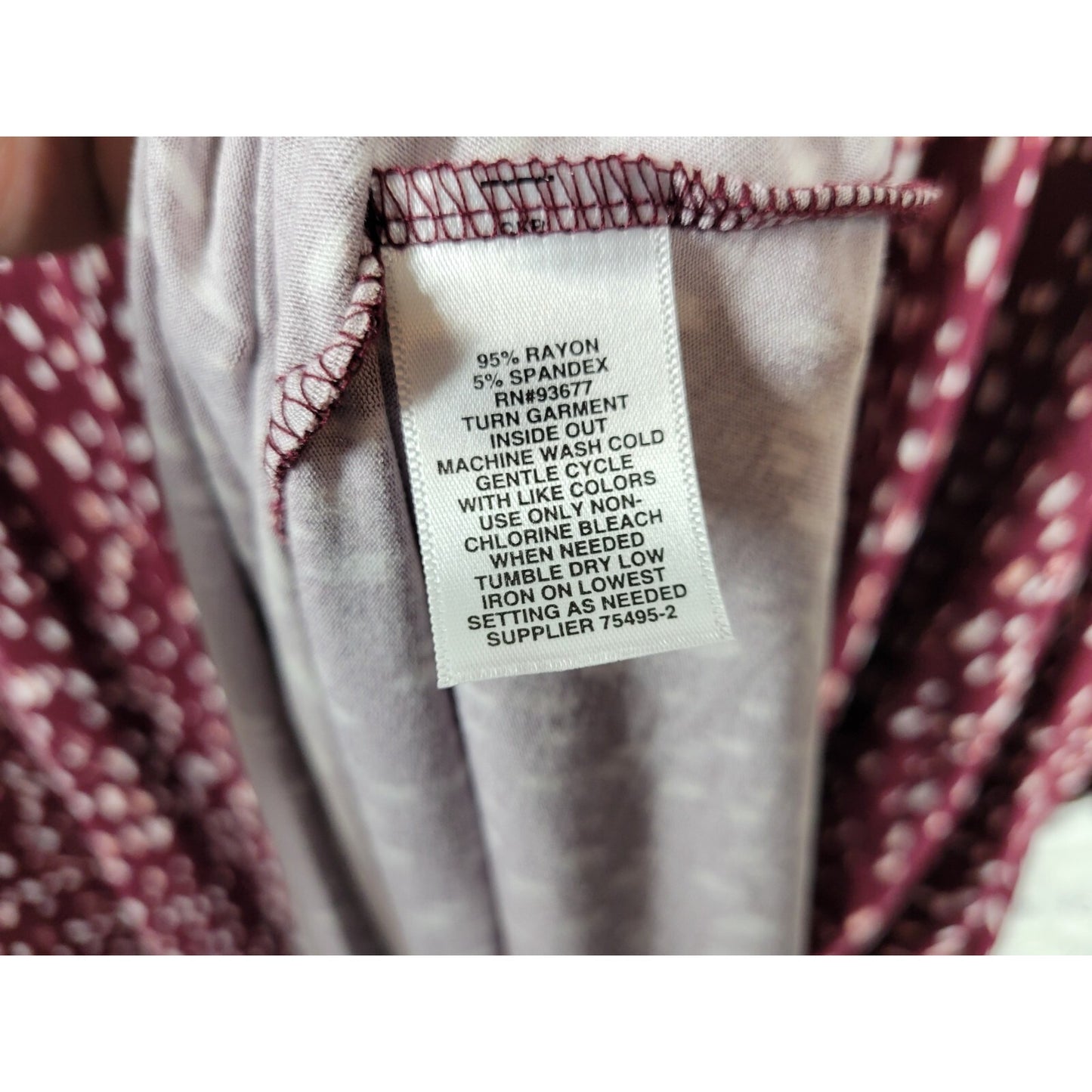 Boutique Womens Dress 3X Plus 3/4 Sleeve Choker Neck Brown Watercolor Office