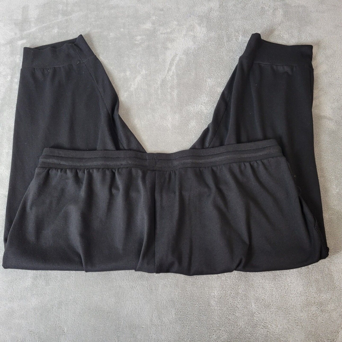 Daisy Fuentes Womens Pants 3X Plus Pull On Capri Activewear Black Lightweight