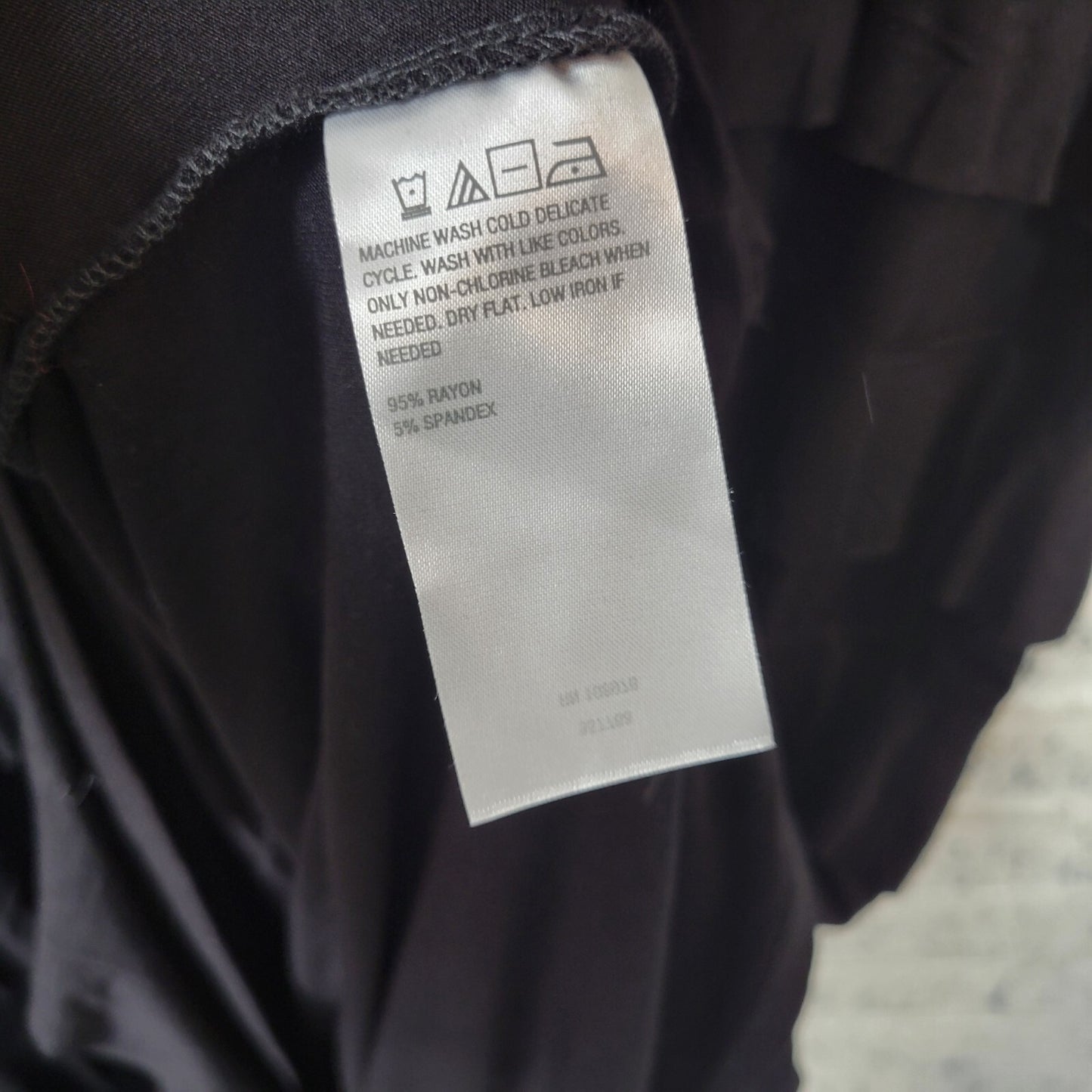 Colleen Lopez Women Dress 1X Plus Short Sleeve Black Tiered Rayon Blend Casual