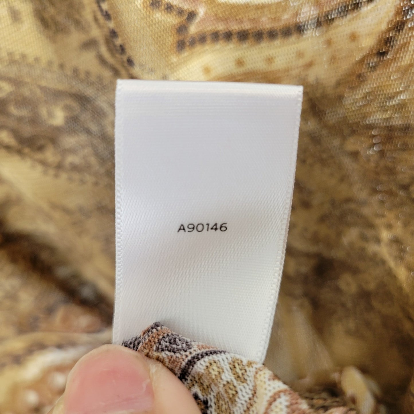 Susan Graver QVC Womens Top 2X Plus Tank Brown Paisley Polyester Sheer Office