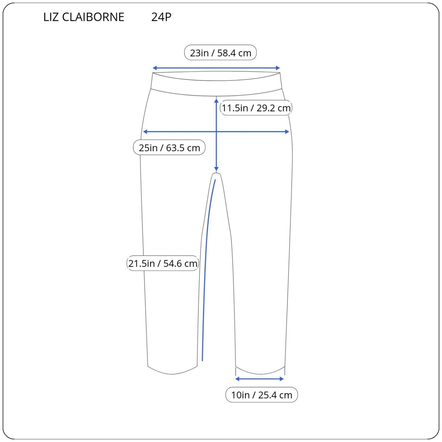 Liz Claiborne Women Pants 24P Plus Michaela Capri Red Floral Cotton Casual Comfy