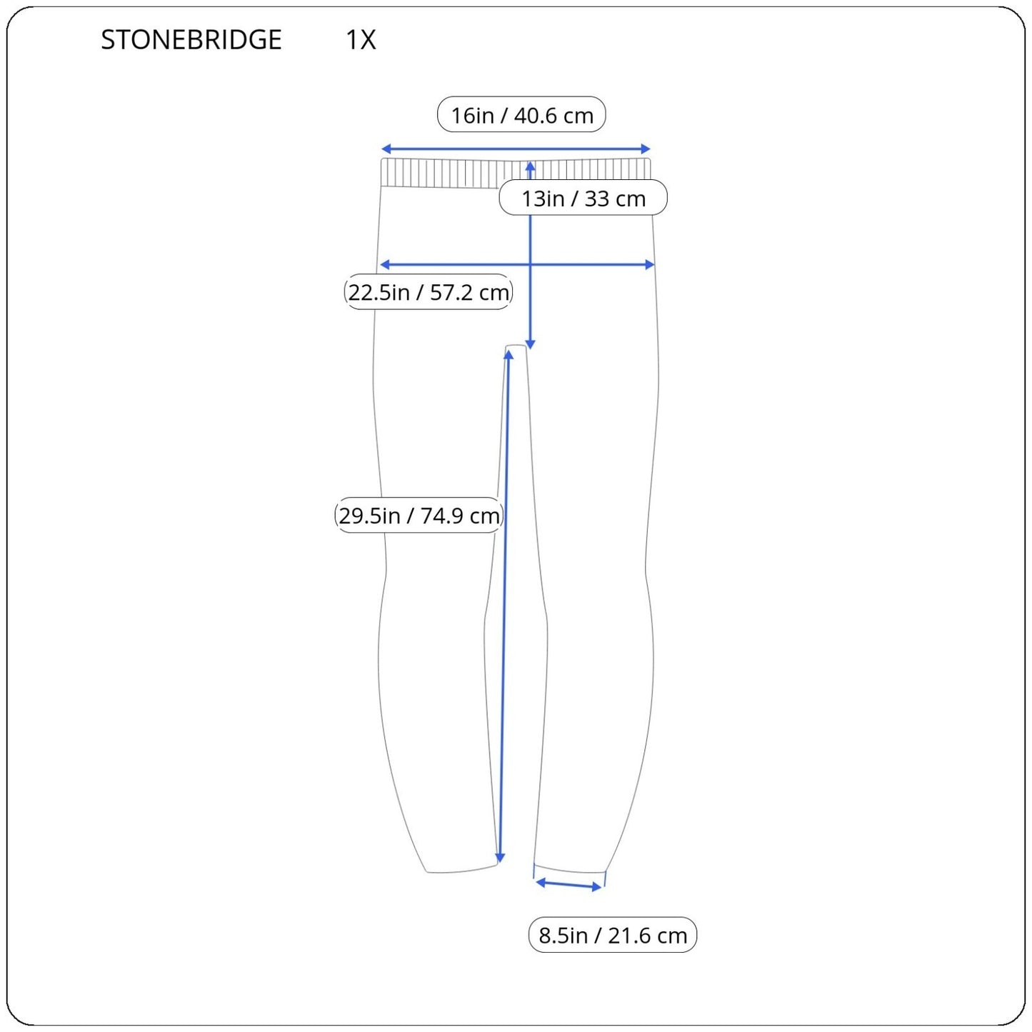 Stonebridge Womens Pants 1X Plus Straight Leg Pull On Comfort Polyester Brown