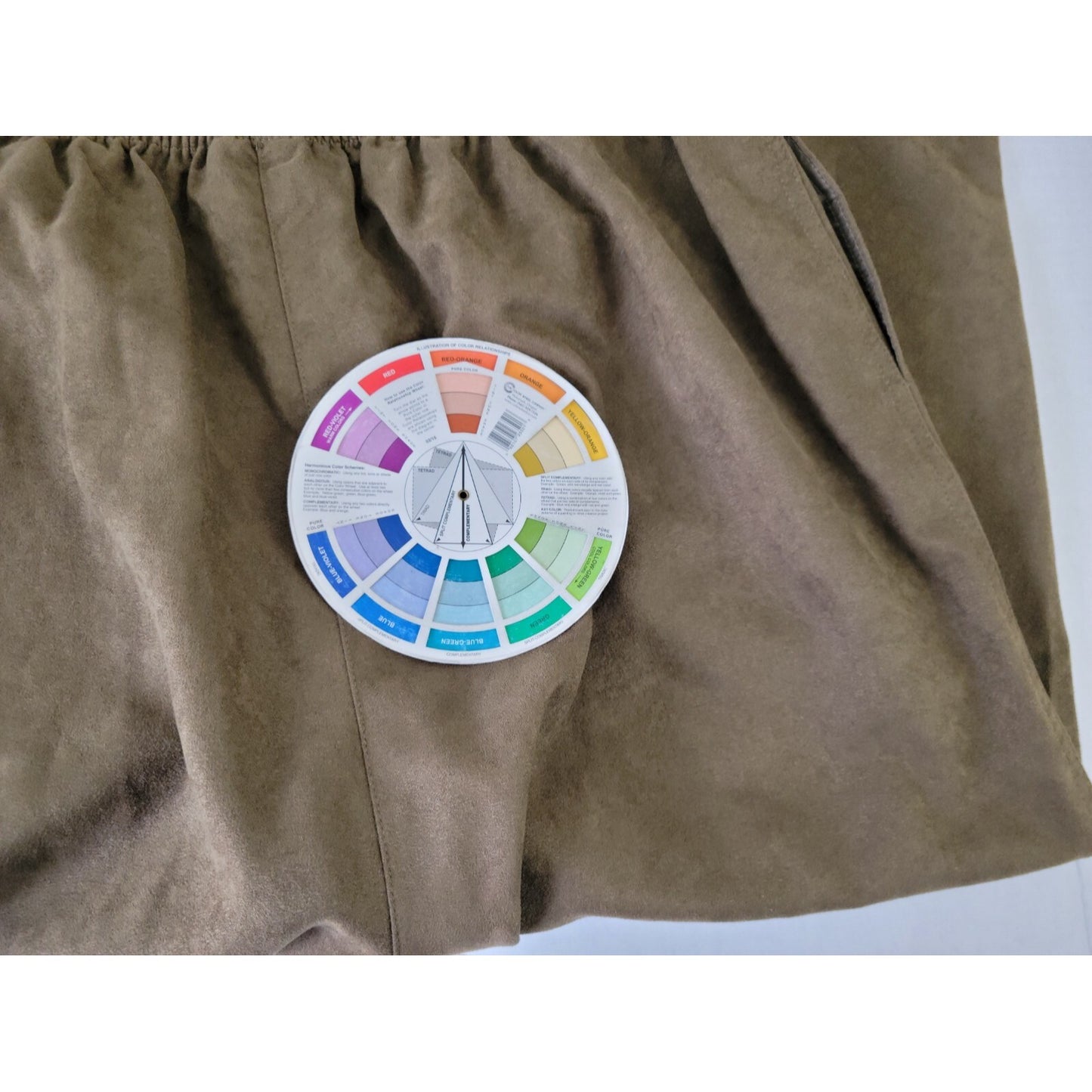 Stonebridge Womens Pants 1X Plus Straight Leg Pull On Comfort Polyester Brown