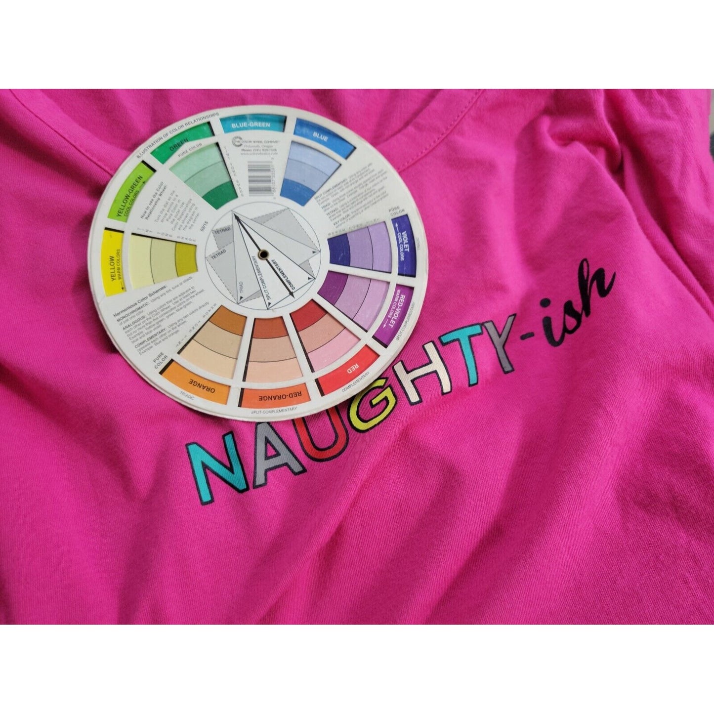 Christmas Women Top XXL Pajama Pullover Naughty Ish Pink Cotton Blend Sleep Chic