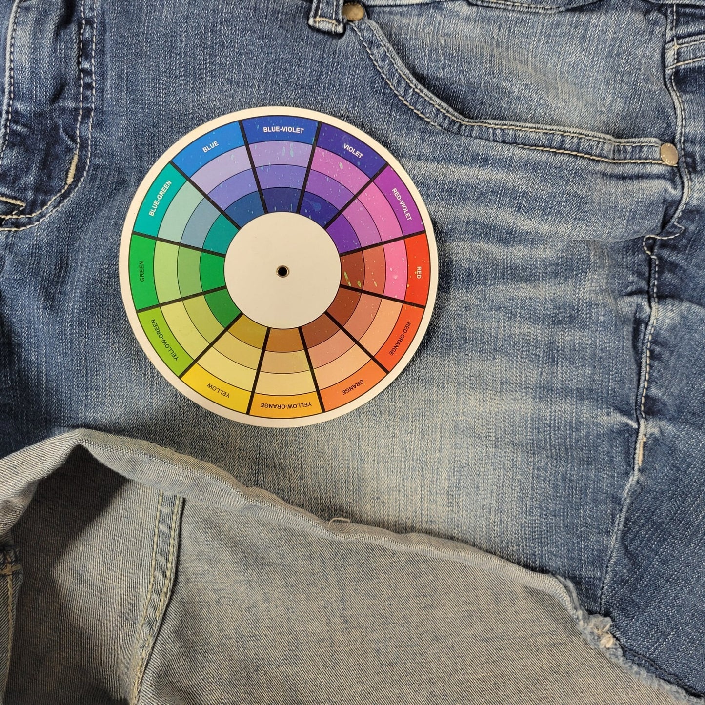 Torrid Womens Shorts 26 Plus Medium Blue Denim Cut Off Zip Fly Comfort Comfy