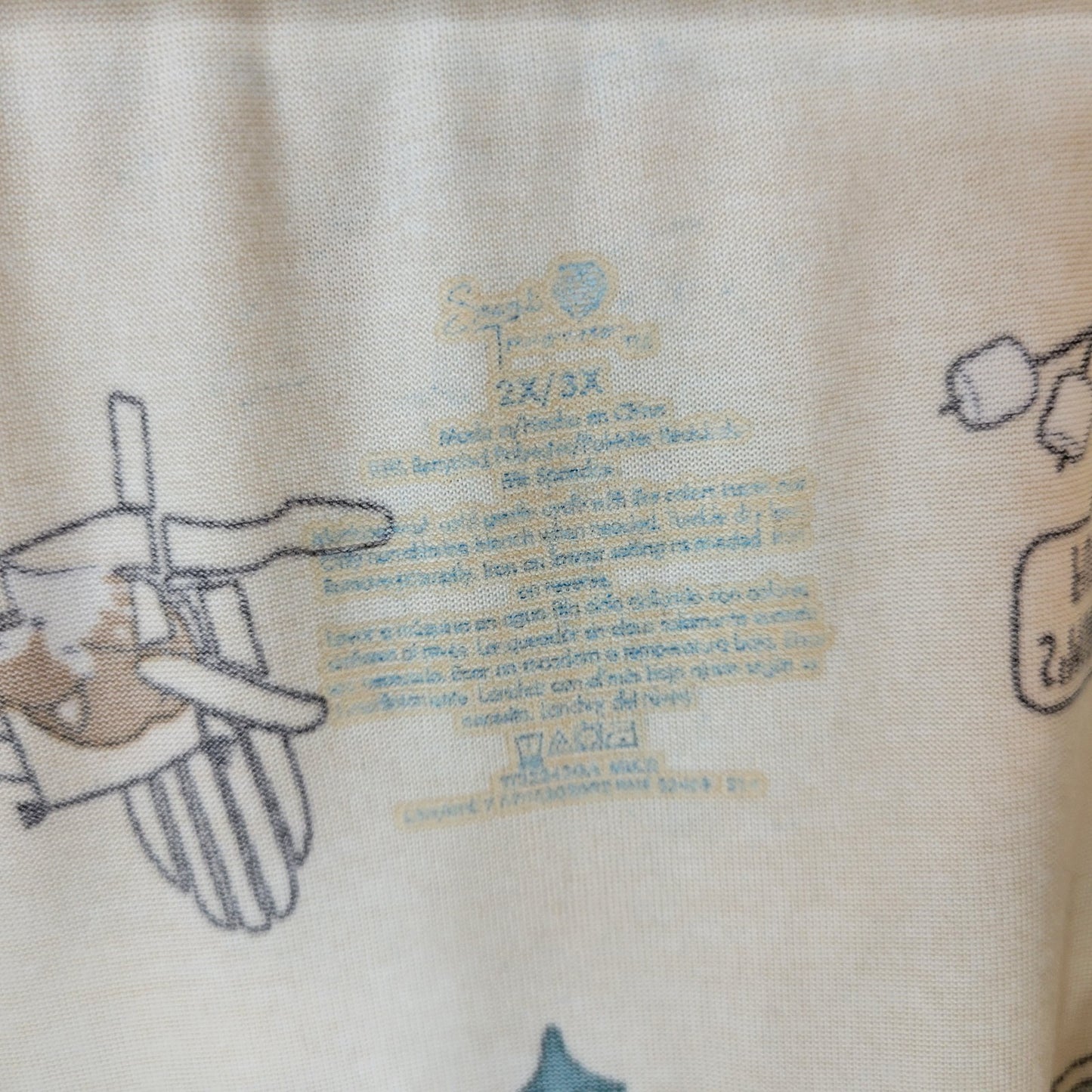 Secret Treasures Womens Pajama Top 2X 3X Plus Gown Lets Go Glamping Red Green