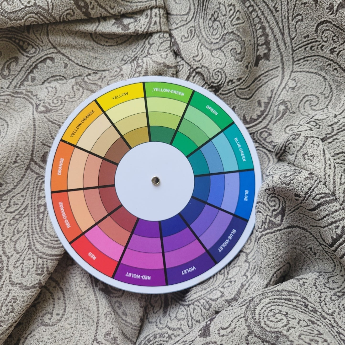 Perceptions Womens Jacket 20W Plus Blazer Pintucked Sleeve Beige Paisley Office