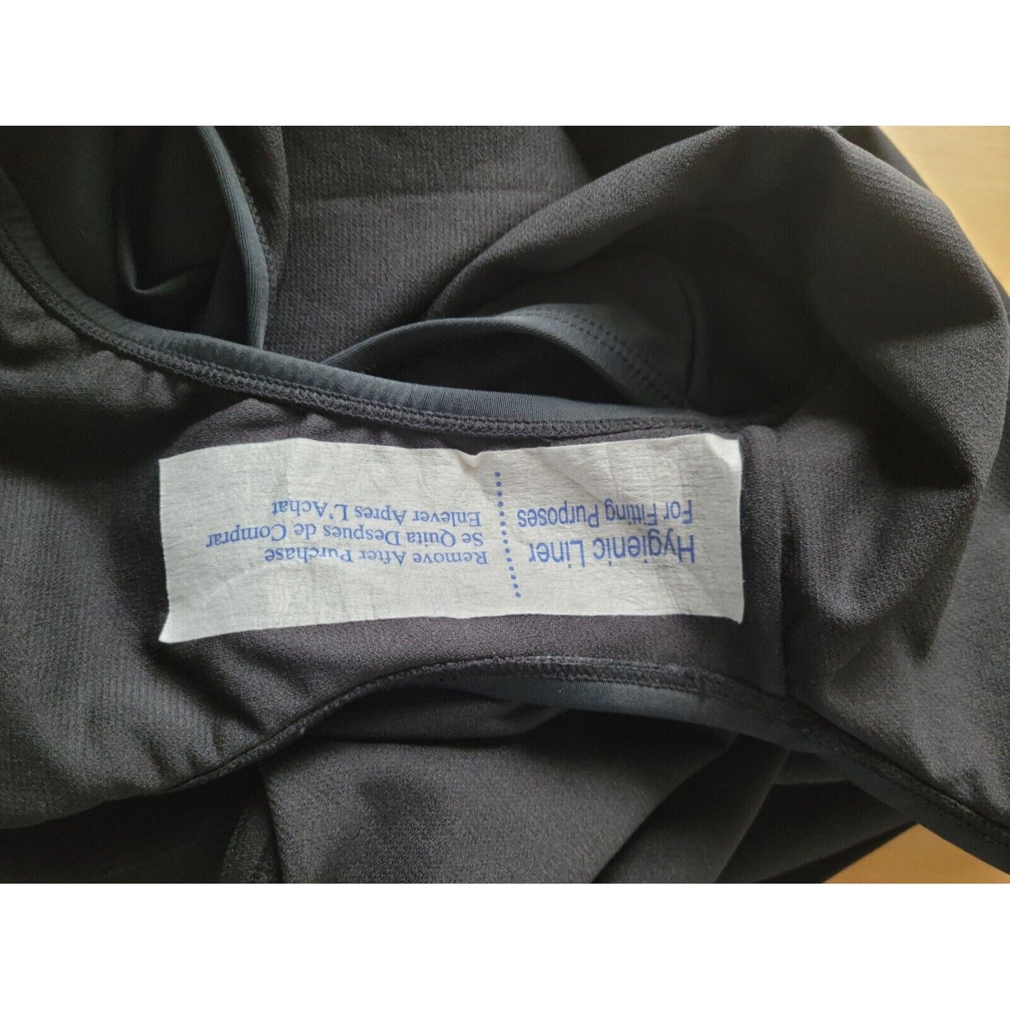 Time Tru Womens Swimsuit 2X 20W 22W One Piece Halter Black Built in Bra VNeck