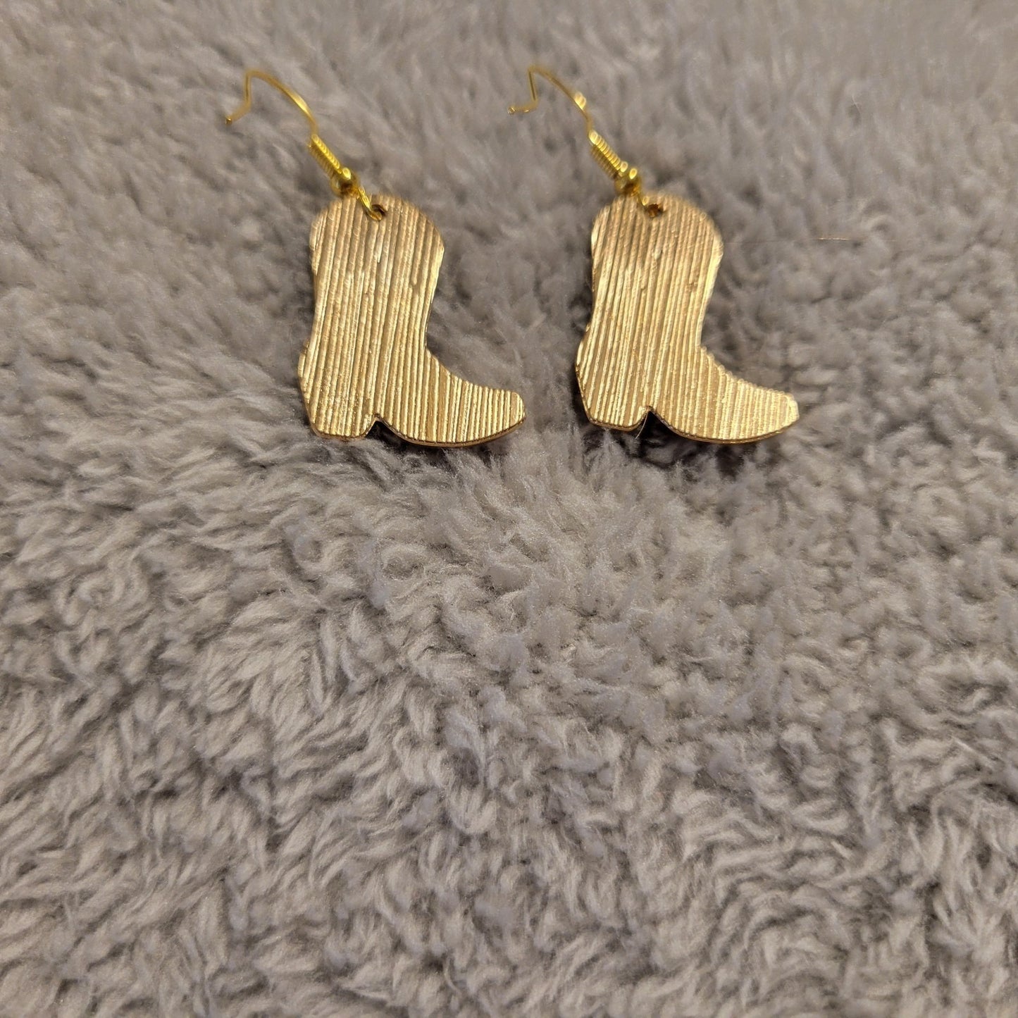 4th of July Patriotic Cowgirl Boot Earrings Western Rodeo USA Dangle Drop Rodeo