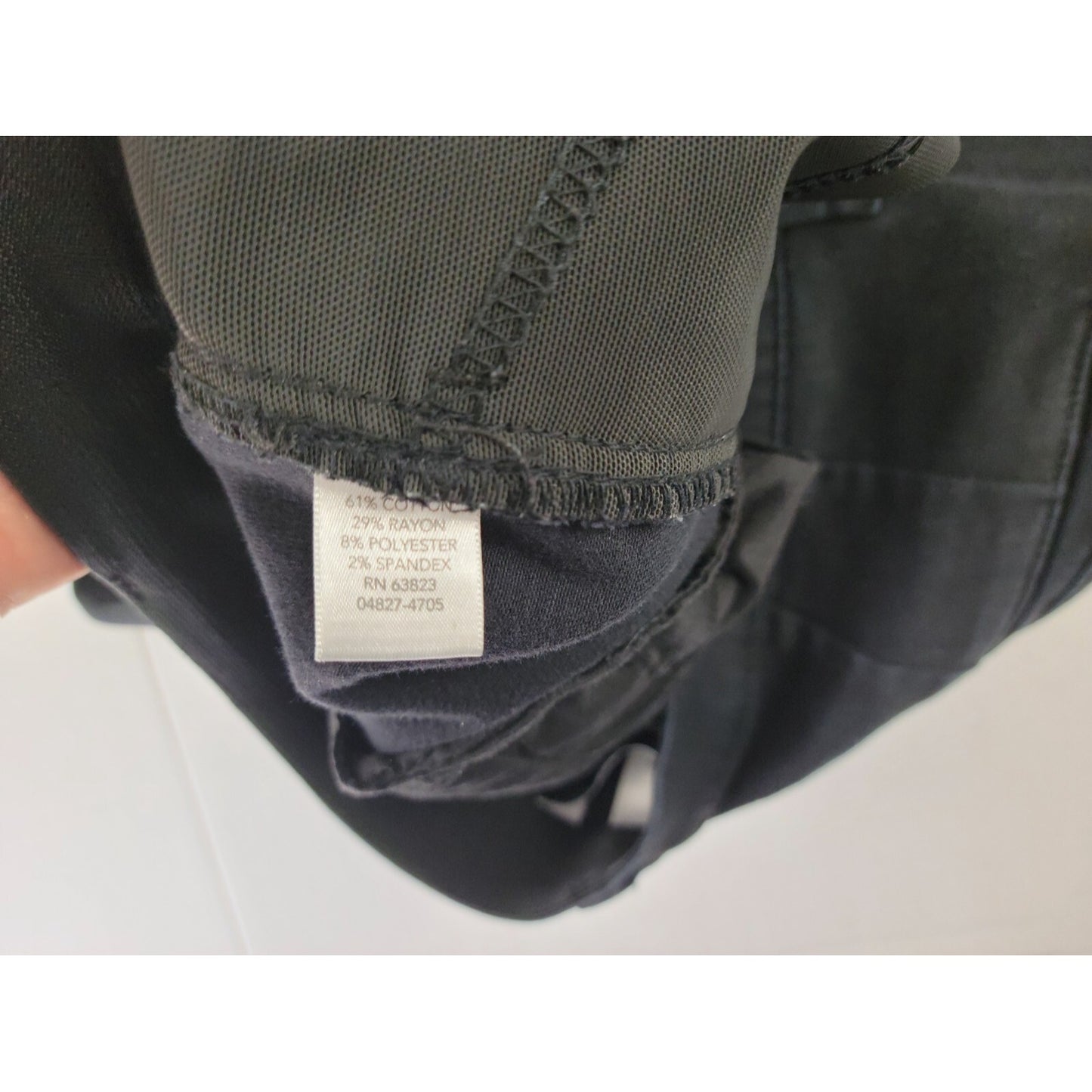 CJ Banks Womens Jeans 20WP Jegging Straight Leg Signature Black Denim Slimming