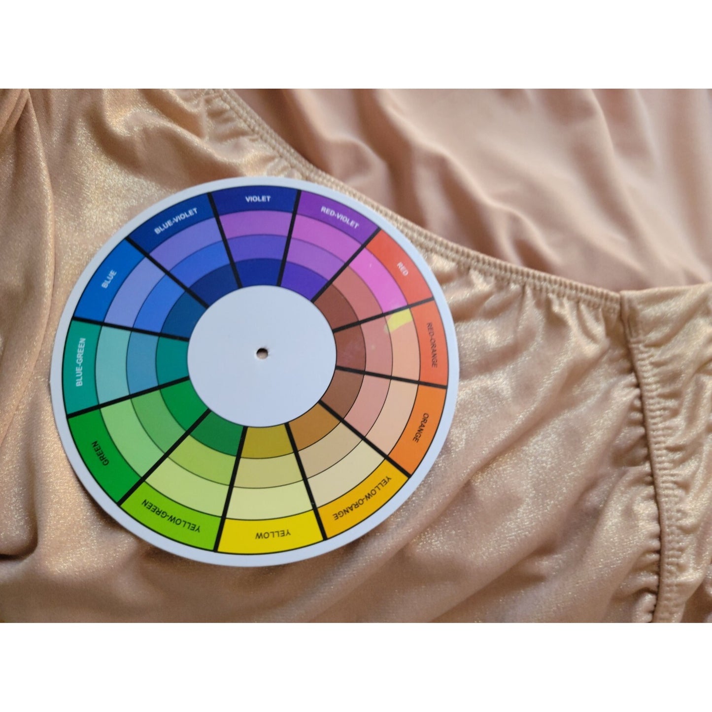 Worthington Womens Top 2X Plus Puff Sleeve Metallic Gold Glitter Ruched Beige