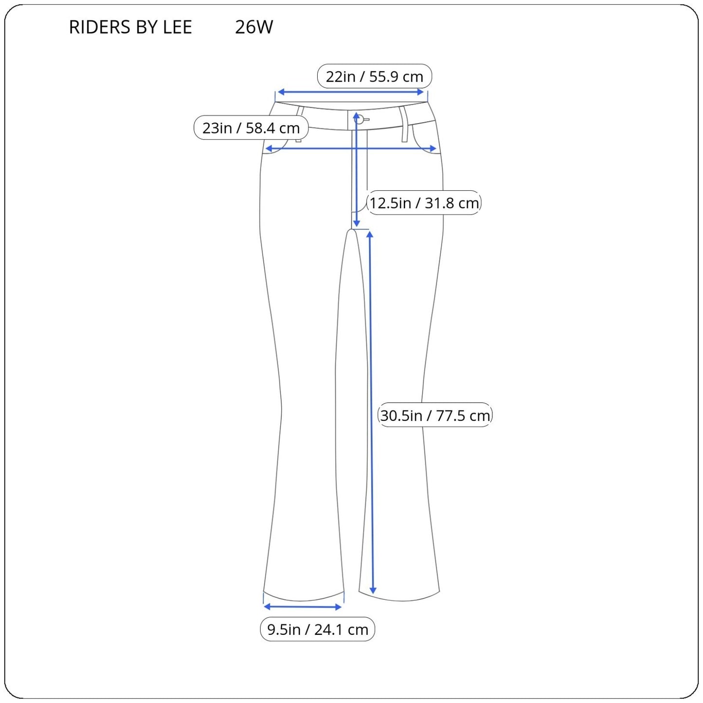 Riders Lee Womens Jeans 26W Plus Boot Cut Dark Gray Denim Cotton Blend Comfy