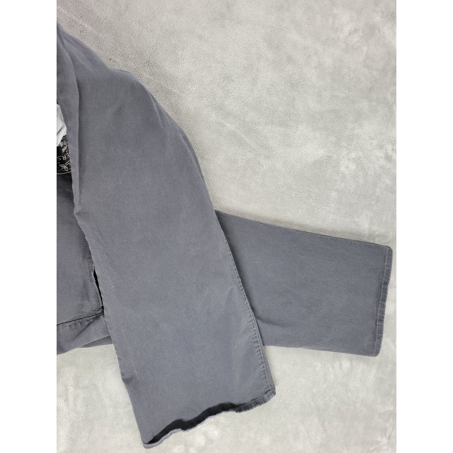 Riders Lee Womens Jeans 26W Plus Boot Cut Dark Gray Denim Cotton Blend Comfy