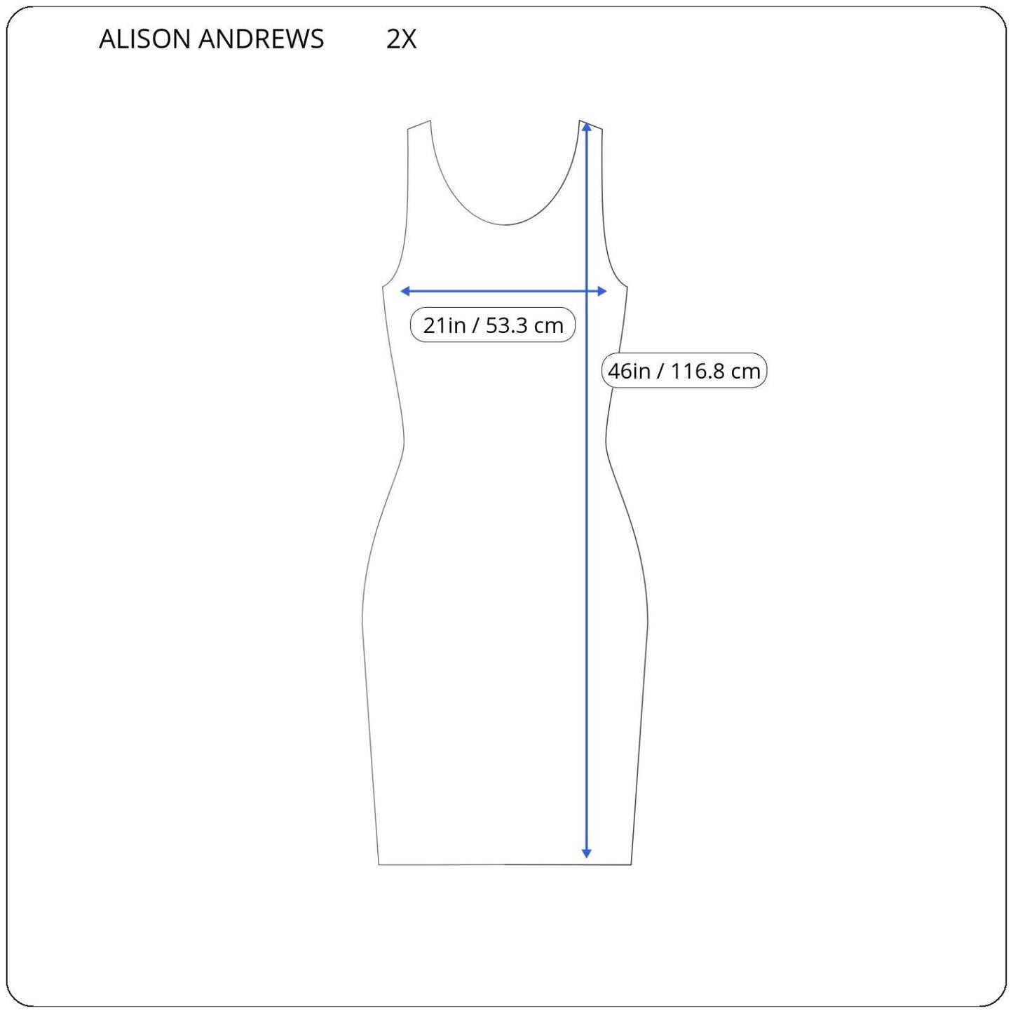 Alison Andrews Womens Dress 2X Wrap Sleeveless Casual Blue Floral Rayon Blend