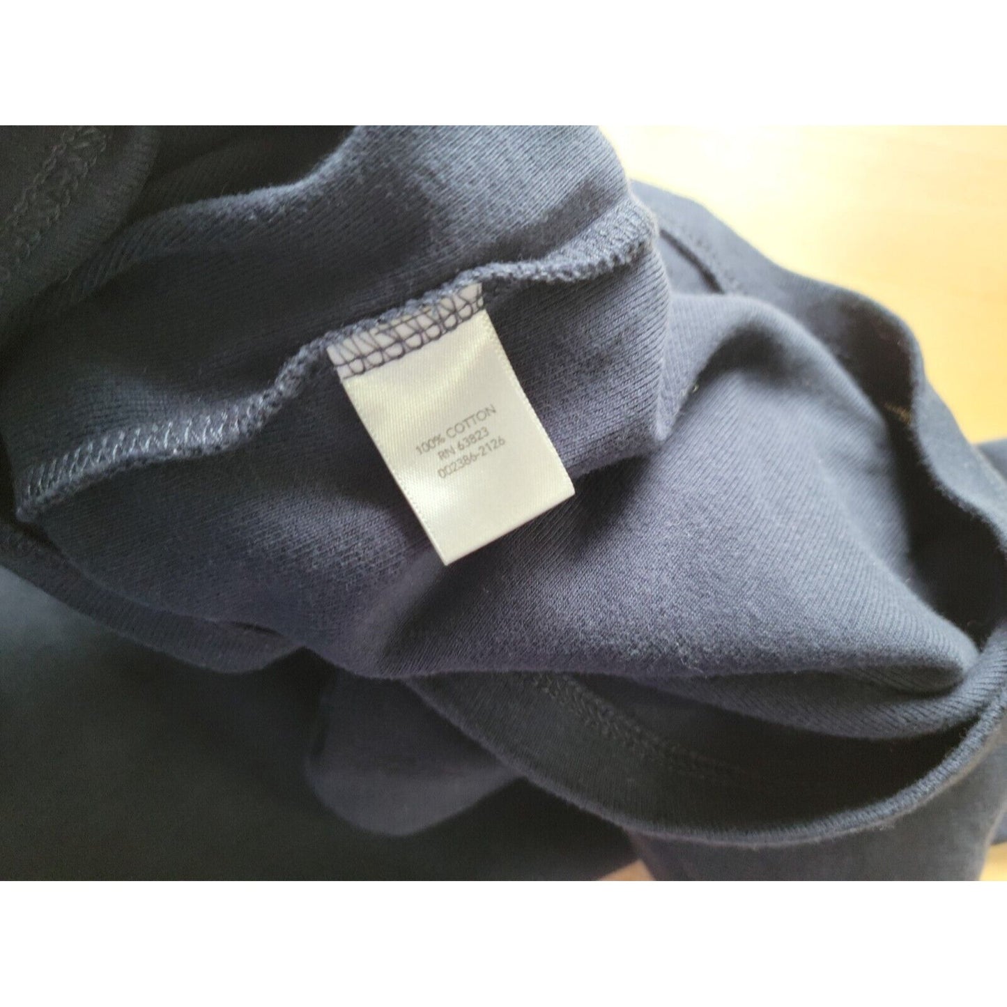 CJ Banks Womens Top 2X Plus Tee Short Sleeve Blue Cotton Basic Casual Stretch