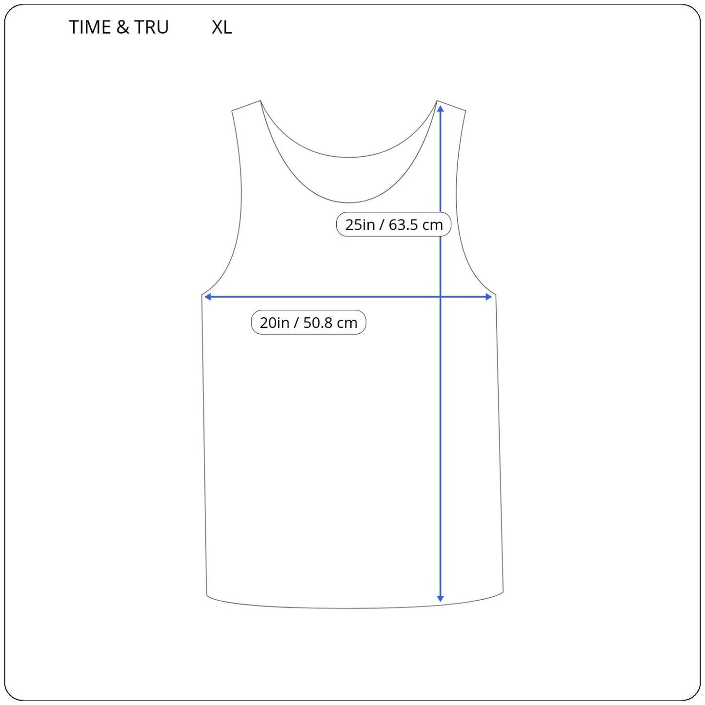 Fourth of July Time Tru Womens Top XL 16 18 Tank Patriotic Polyester Blue Stars