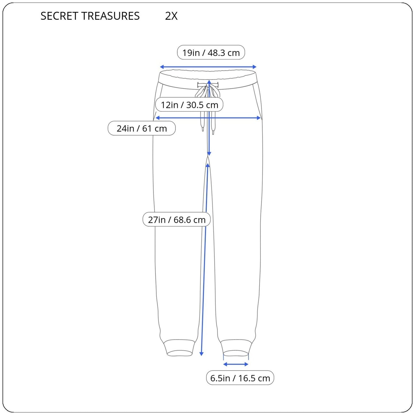 Secret Treasures Womens Pajama Pants 2X Plus Pull On Coffee Mugs All Over Lounge