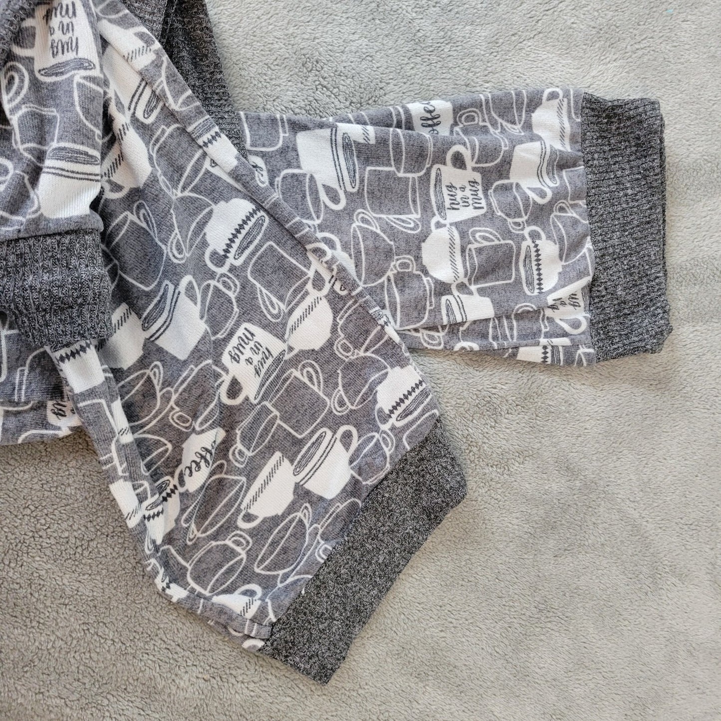 Secret Treasures Womens Pajama Pants 2X Plus Pull On Coffee Mugs All Over Lounge