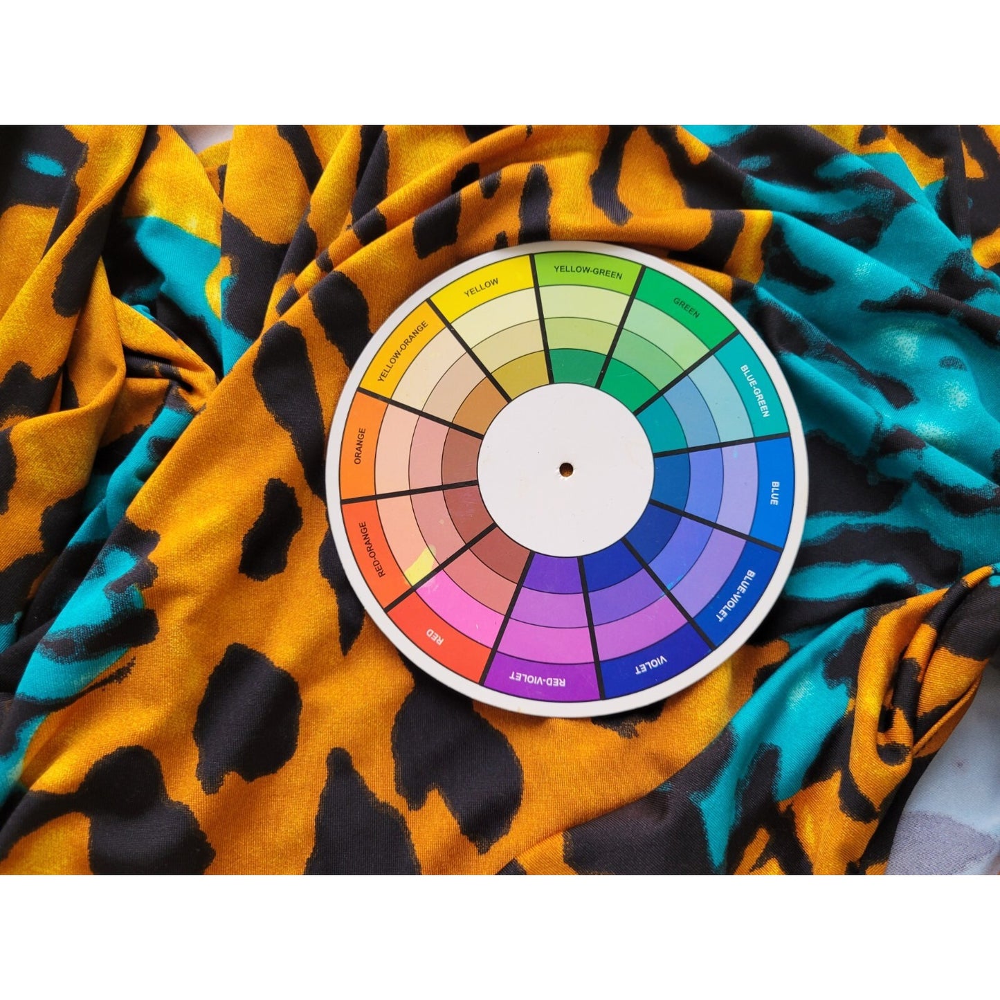 Ashley Stewart Womens Top 18 20 Plus Crop Long Sleeve Blue Animal Print Ruched