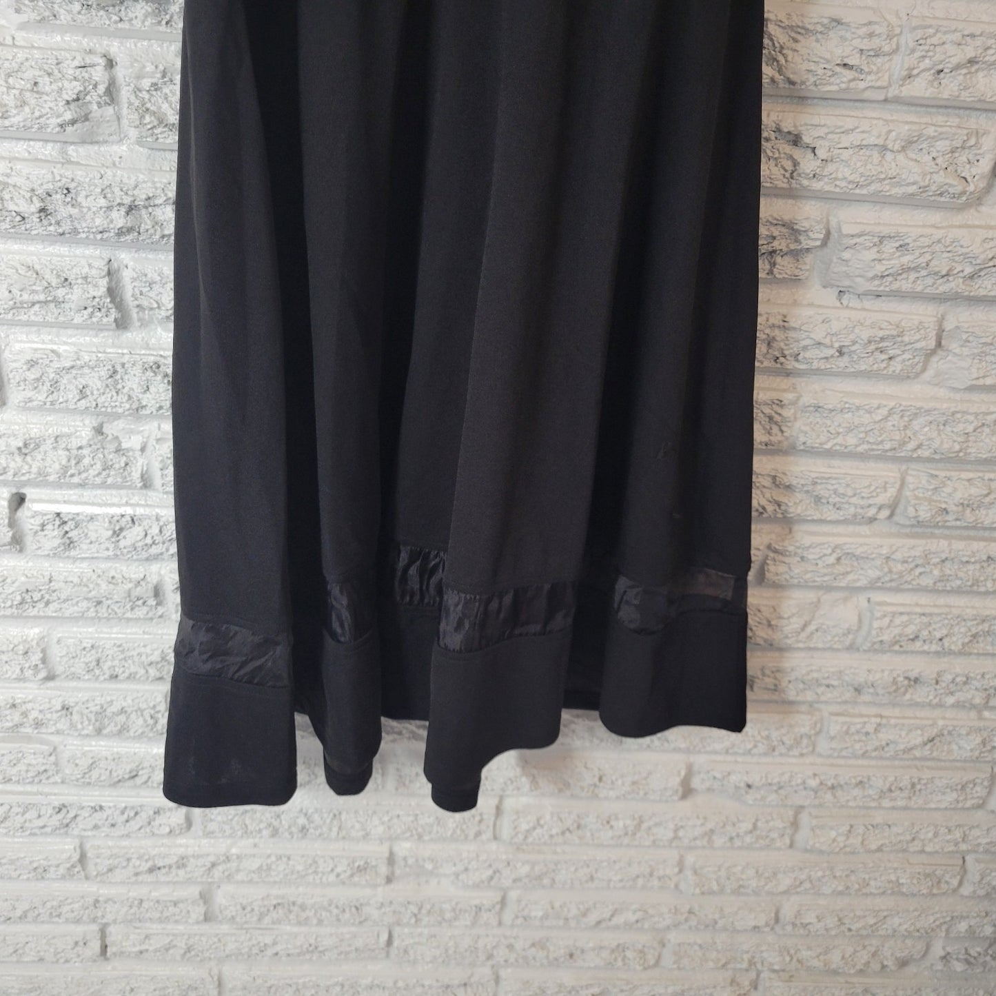 Shein Curve Women Dress 3XL Plus Fit Flare Sleeveless Black Halter Keyhole Back