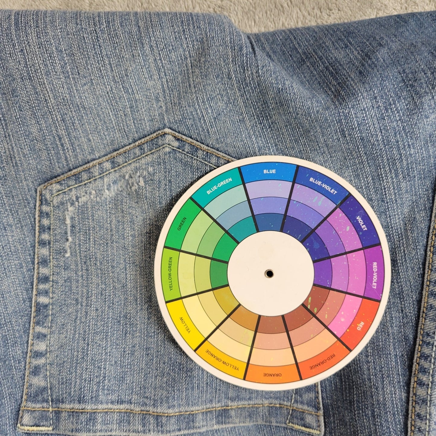 Jag Women Jeans 20W Straight Leg Slight Distressed Cropped Medium Blue Denim Zip