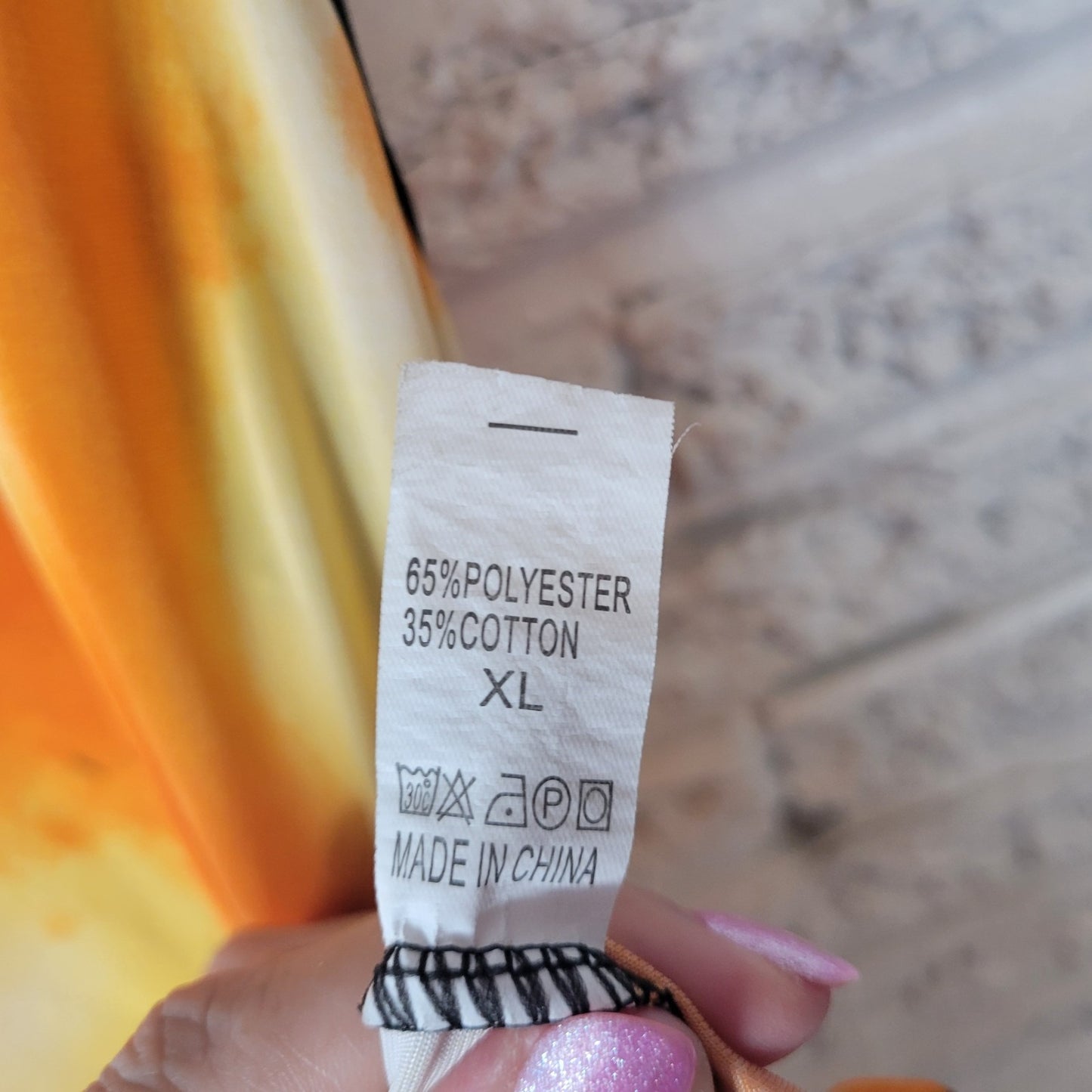 Womens Top XL Tank Tunic Lace Racerback Peacocks Handkerchief Hem Rhinestones