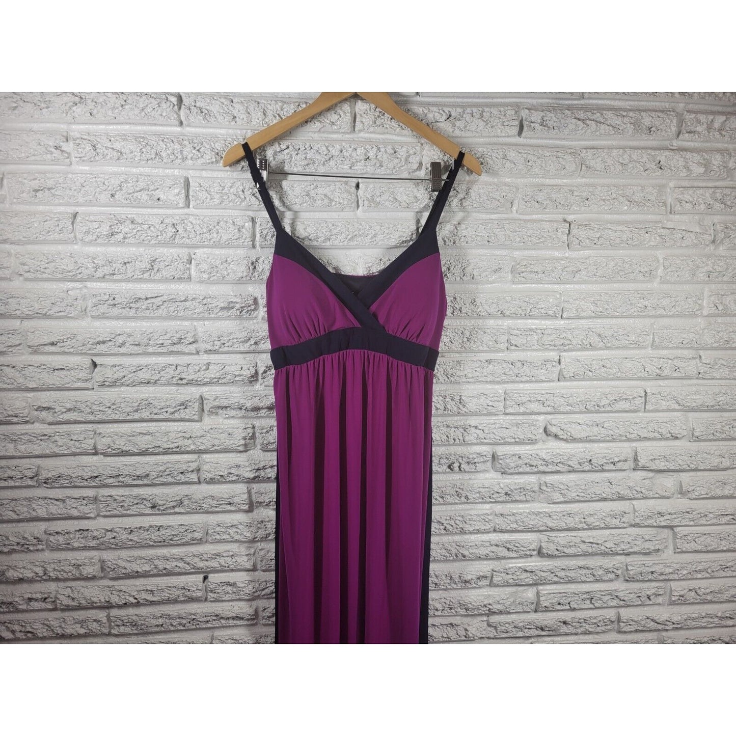 MSK Womens Dress Extra Large Slip Sheath Midi Purple Casual Sash Spaghetti