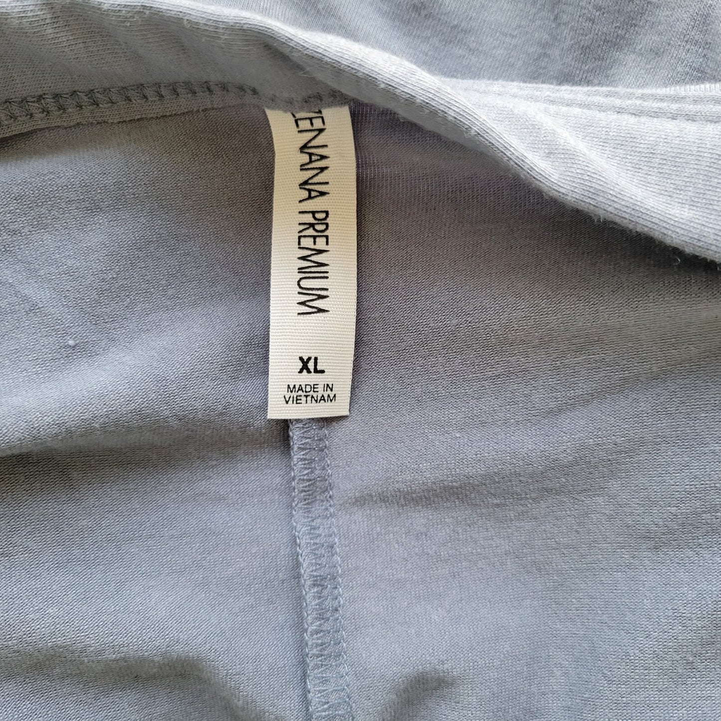 Zenana Premium Womens Top XL Cardigan Blue Button Up Poly Blend Casual Tied Hem