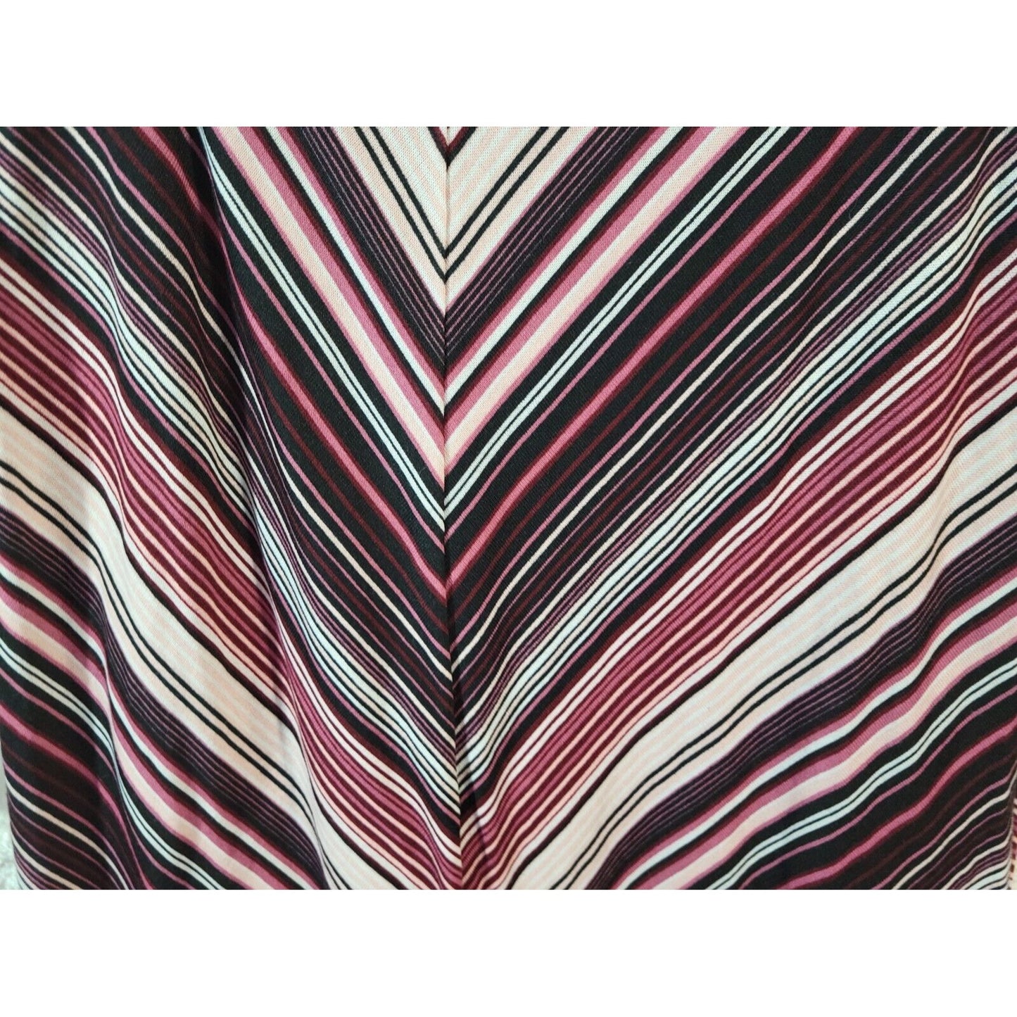 Cato Womens Skirt 18W 20W Plus Knit Pencil Pull On Pink Geometric Casual Long