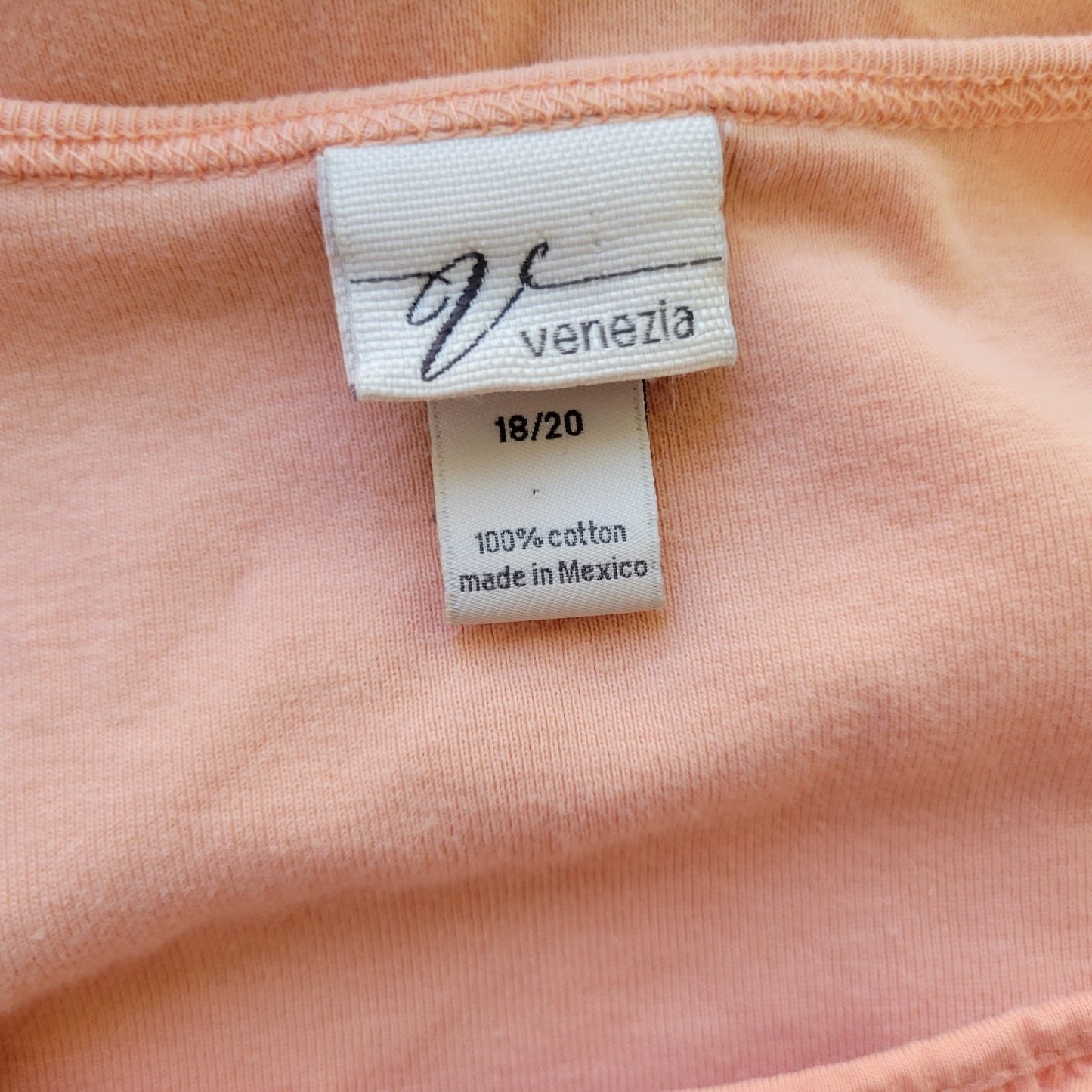 Venezia Womens Top 18 20 Plus Short Sleeve Orange Floral Cotton Casual Comfy