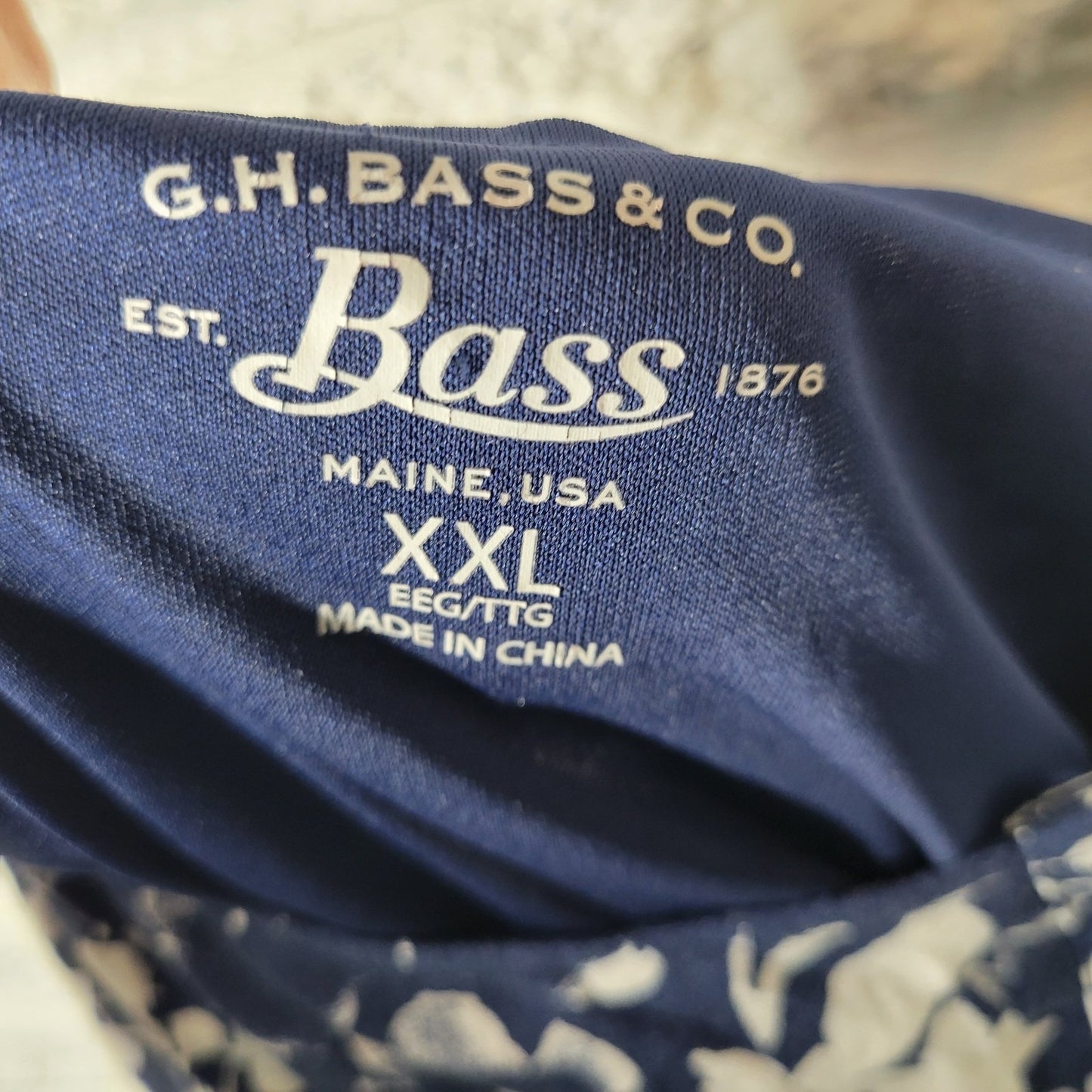 GH Bass Co Womens Dress XXL Plus Slip Midi Blue Adjustable Spaghetti Lined