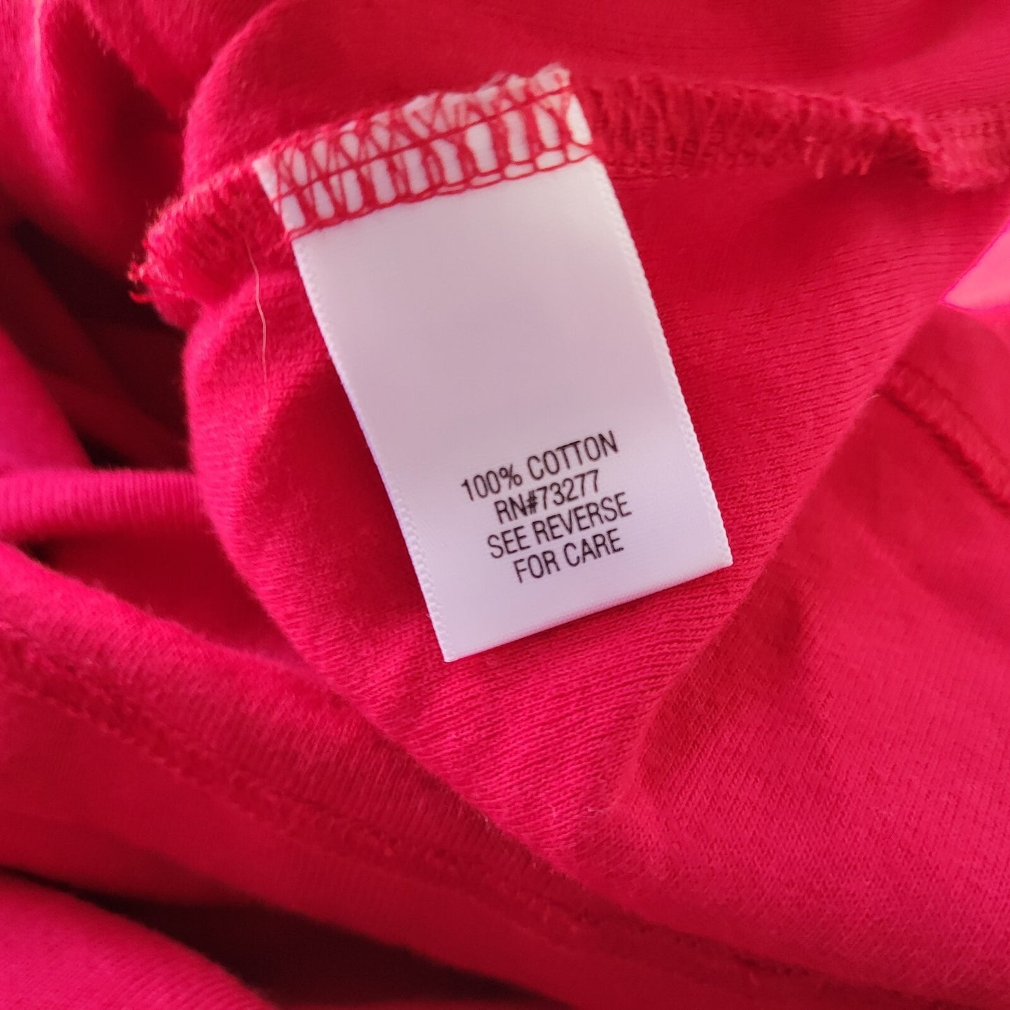 Croft Barrow Women Top 2X Plus Tee Classic Long Sleeve Classic Red Lightweight