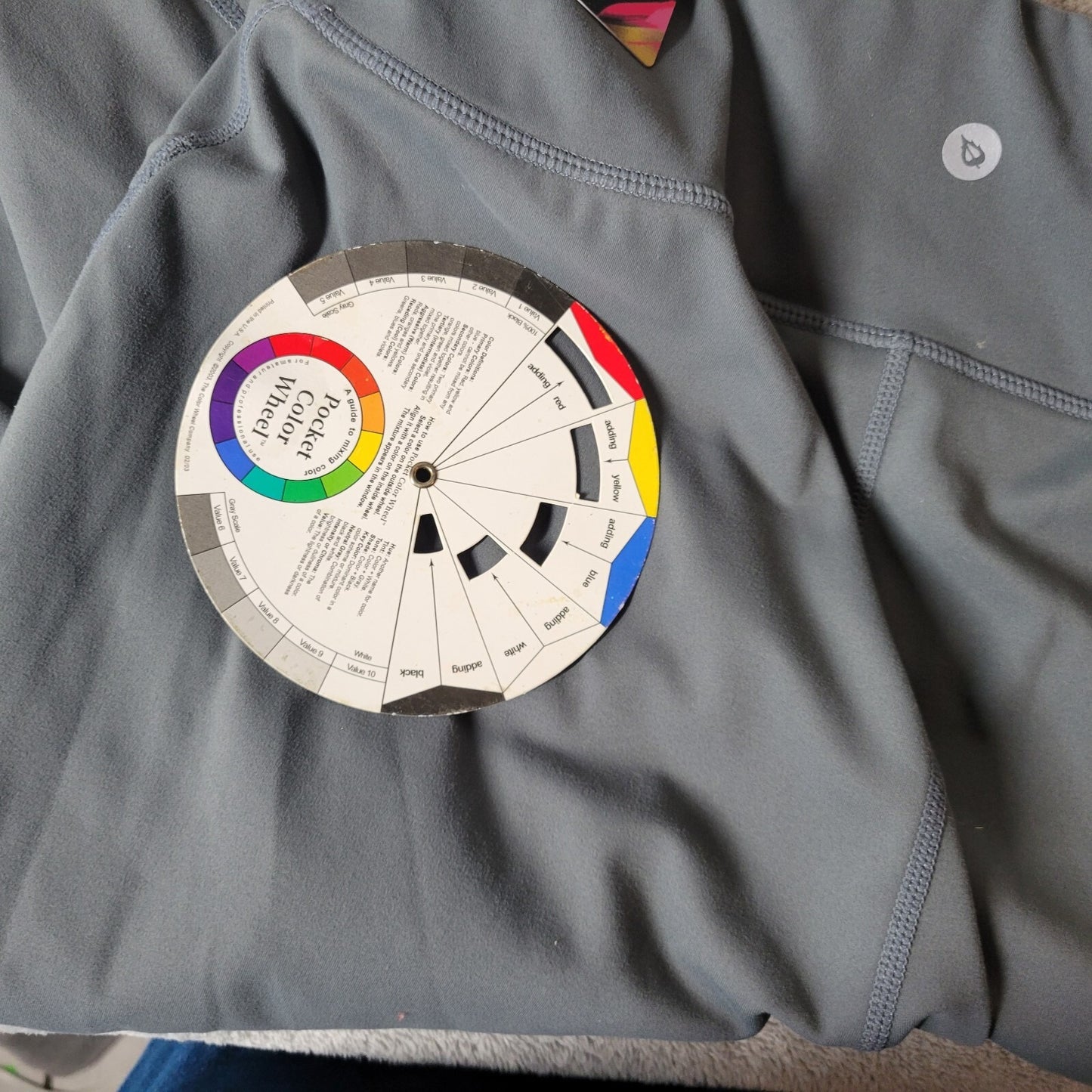 Baleaf Women Pants 2XL Plus Leggings Capri Pull On Gray Pockets Activewear Comfy