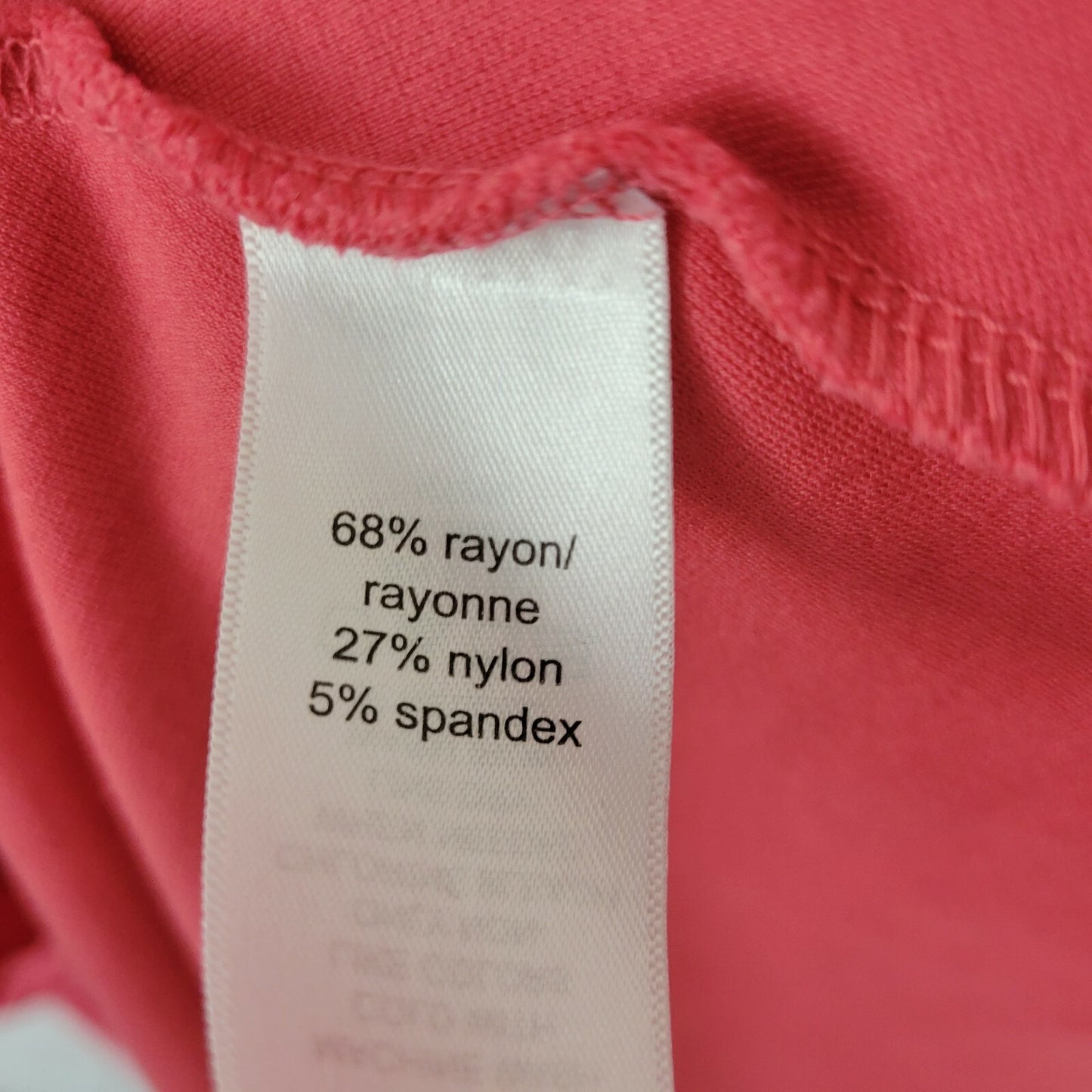 Maurices Womens Dress 3 3X Plus Fit Flare Sleeveless Casual Pockets Coral Pink