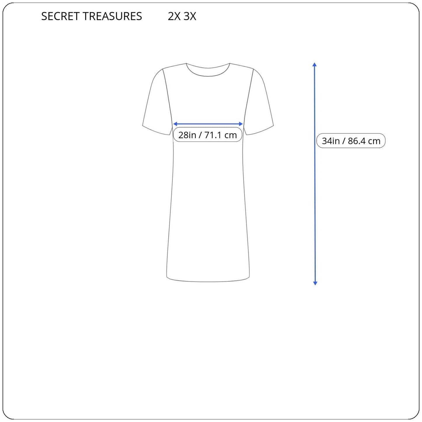 Secret Treasures Womens Pajama Top 2X Plus Gown Gray Coffee All Over Loungewear