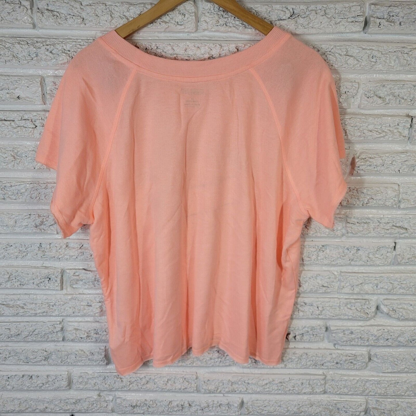 Peanuts Snoopy Womens Top 2X 18W 20W Plus Tee Knit Pink Joe Cool Lightweight