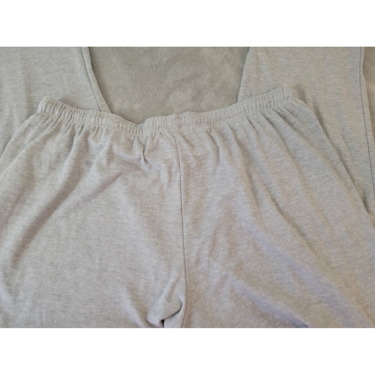 Woman Within Womens Pants 3XP Plus Jogger Comfy Lightweight Drawstring Gray