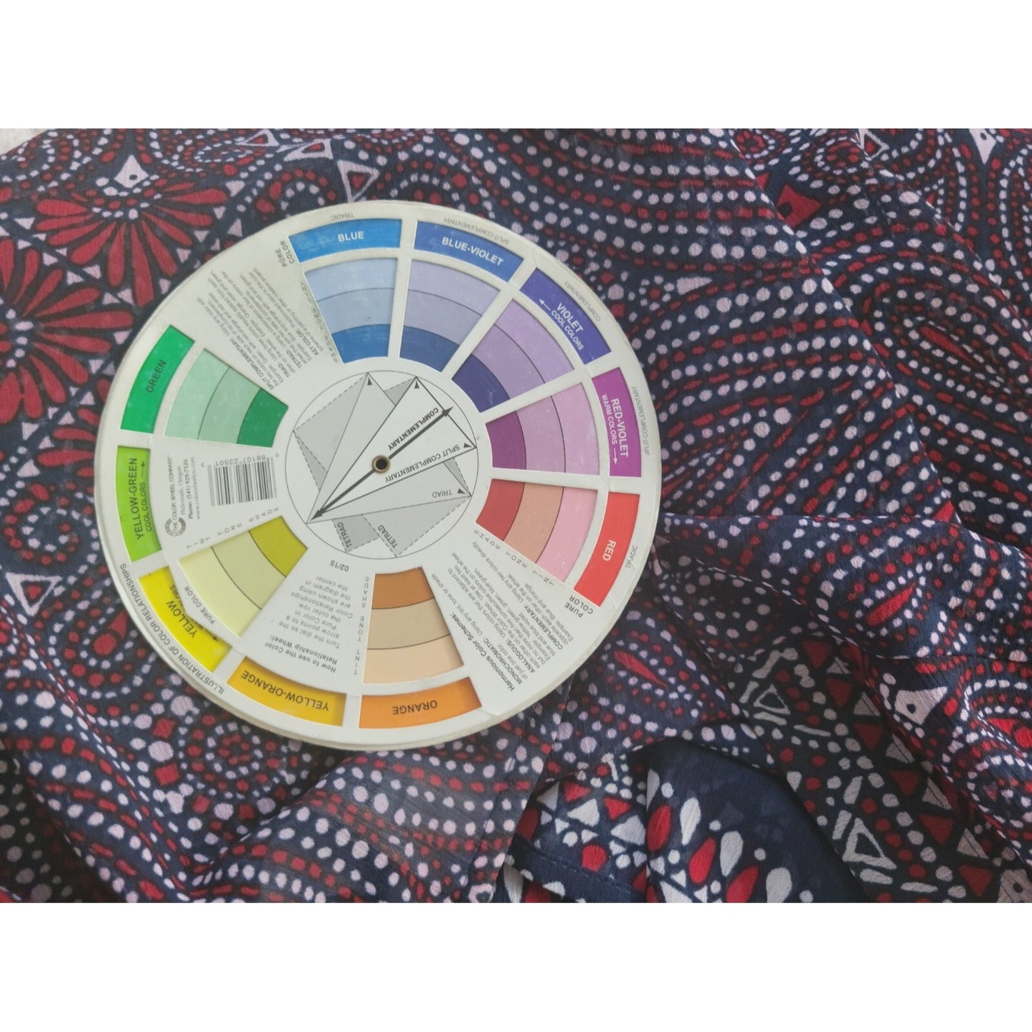 Catherines Womens Top 1X Plus Open Duster Sheer Blue Red Paisley Polyester