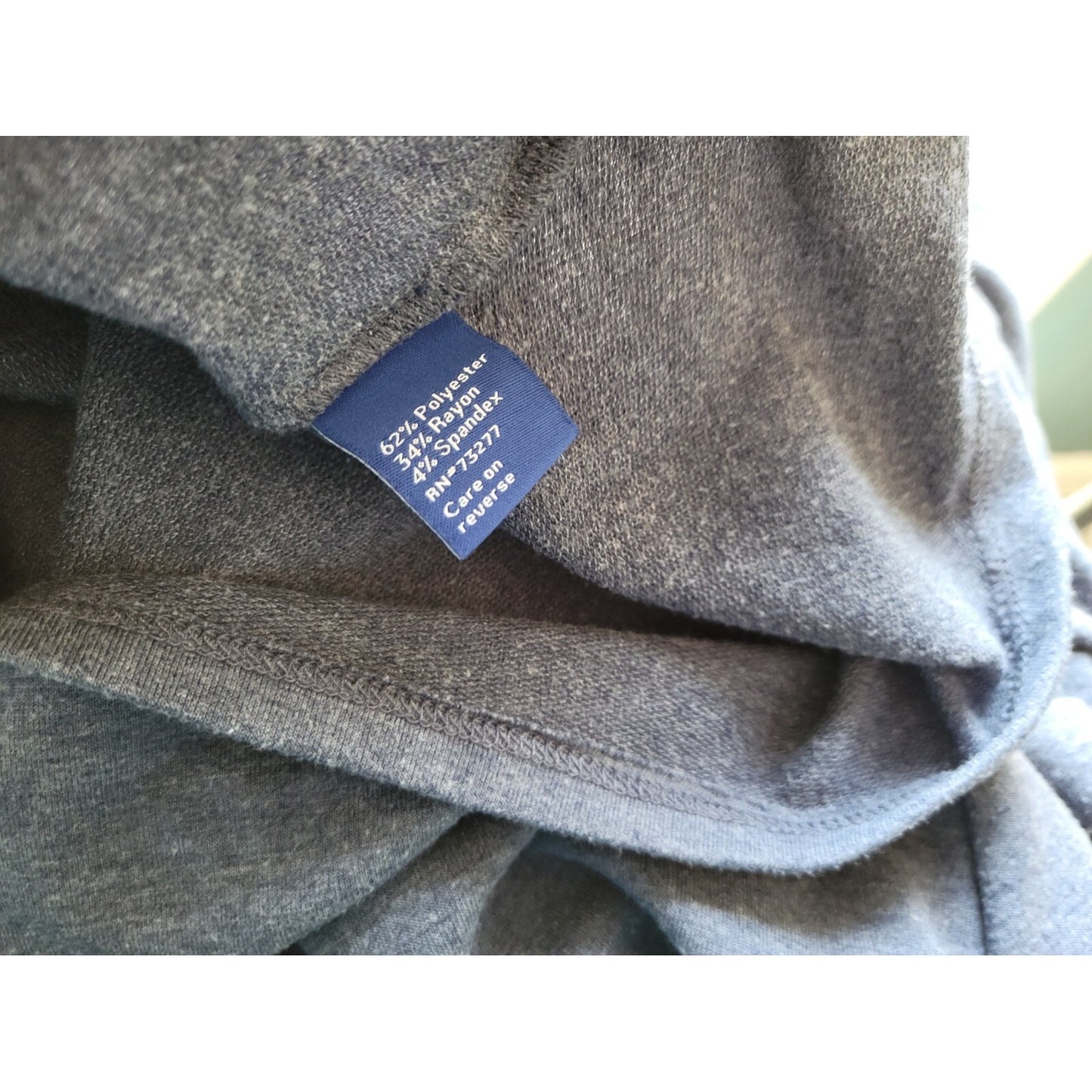 Apt 9 Women Top Extra Large XL Tunic Knit Blue Cut Out Sleeves Asymmetric Casual