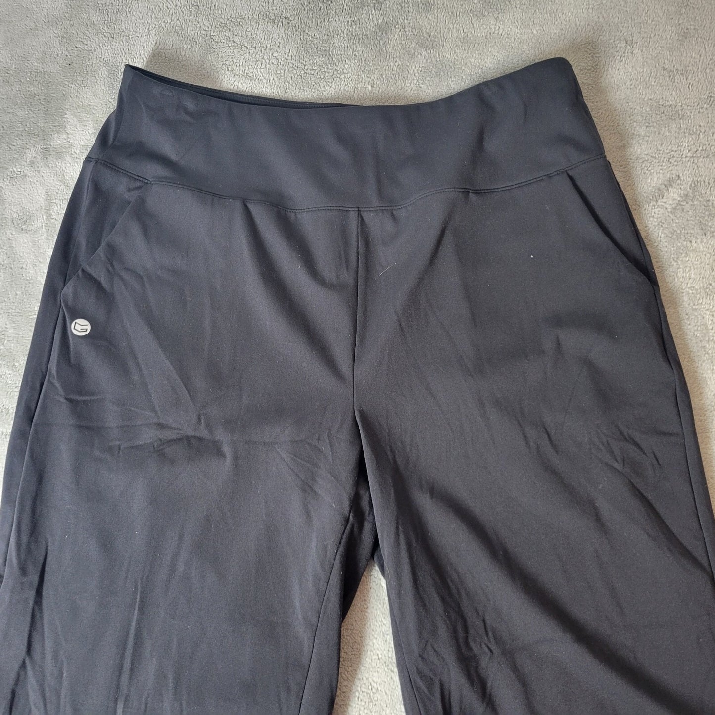 Gradual Women Shorts XXL Plus Leggings Pull On Activewear Black Comfy Pockets