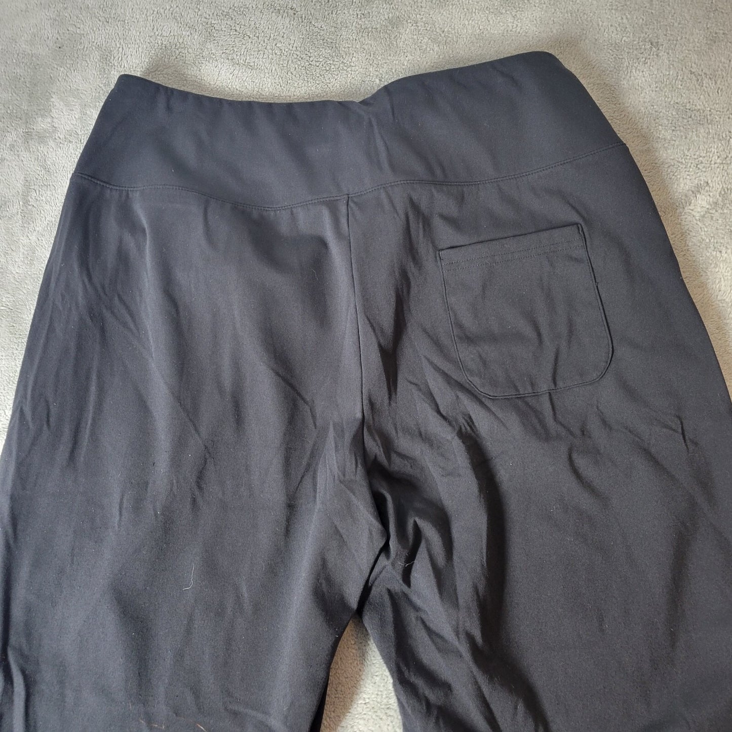 Gradual Women Shorts XXL Plus Leggings Pull On Activewear Black Comfy Pockets