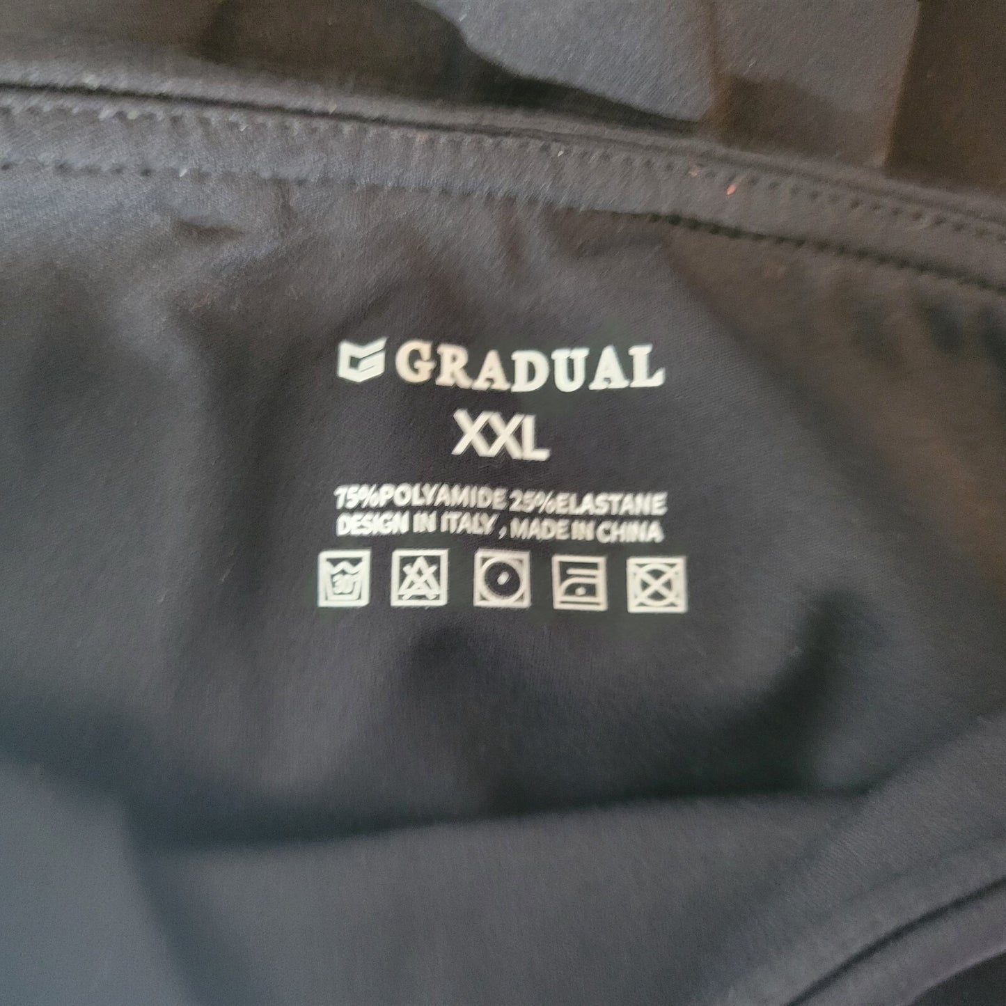 Gradual Women Shorts XXL Plus Leggings Pull On Activewear Black Comfy Pockets