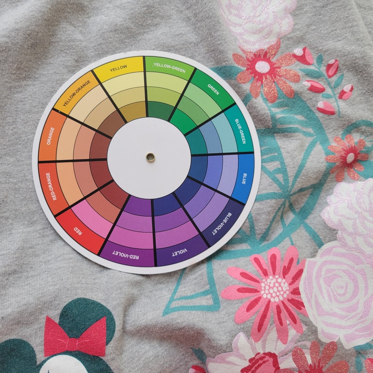 Disney Parks Epcot Flower Garden Festival Womens Top XXL Plus Tank Gray Big Bow