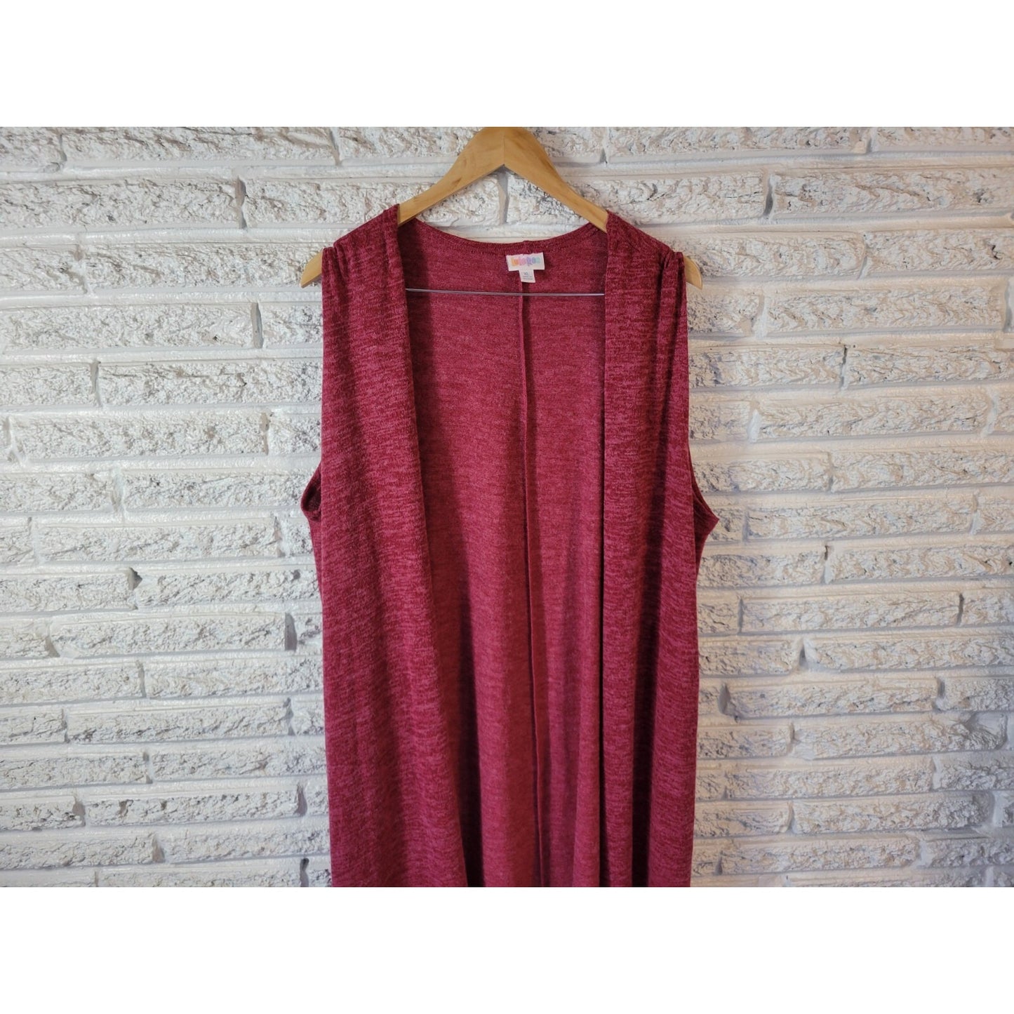 Lularoe Womens Sweater Extra Large Cardigan Open Duster Asymmetric Casual