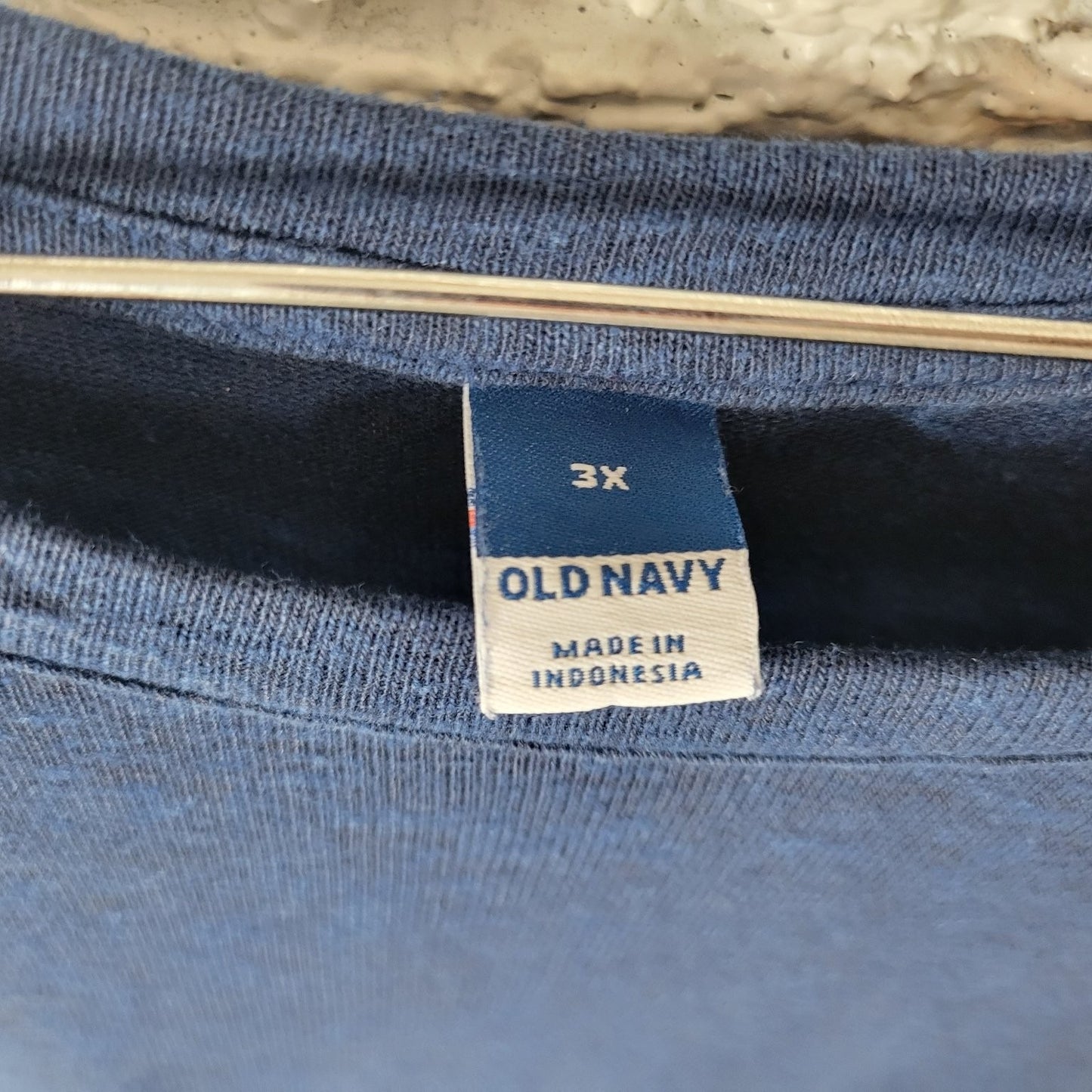 Old Navy Swimwear Womens Swim Coverup Navy Blue 3X Plus Linen Polyester Dress