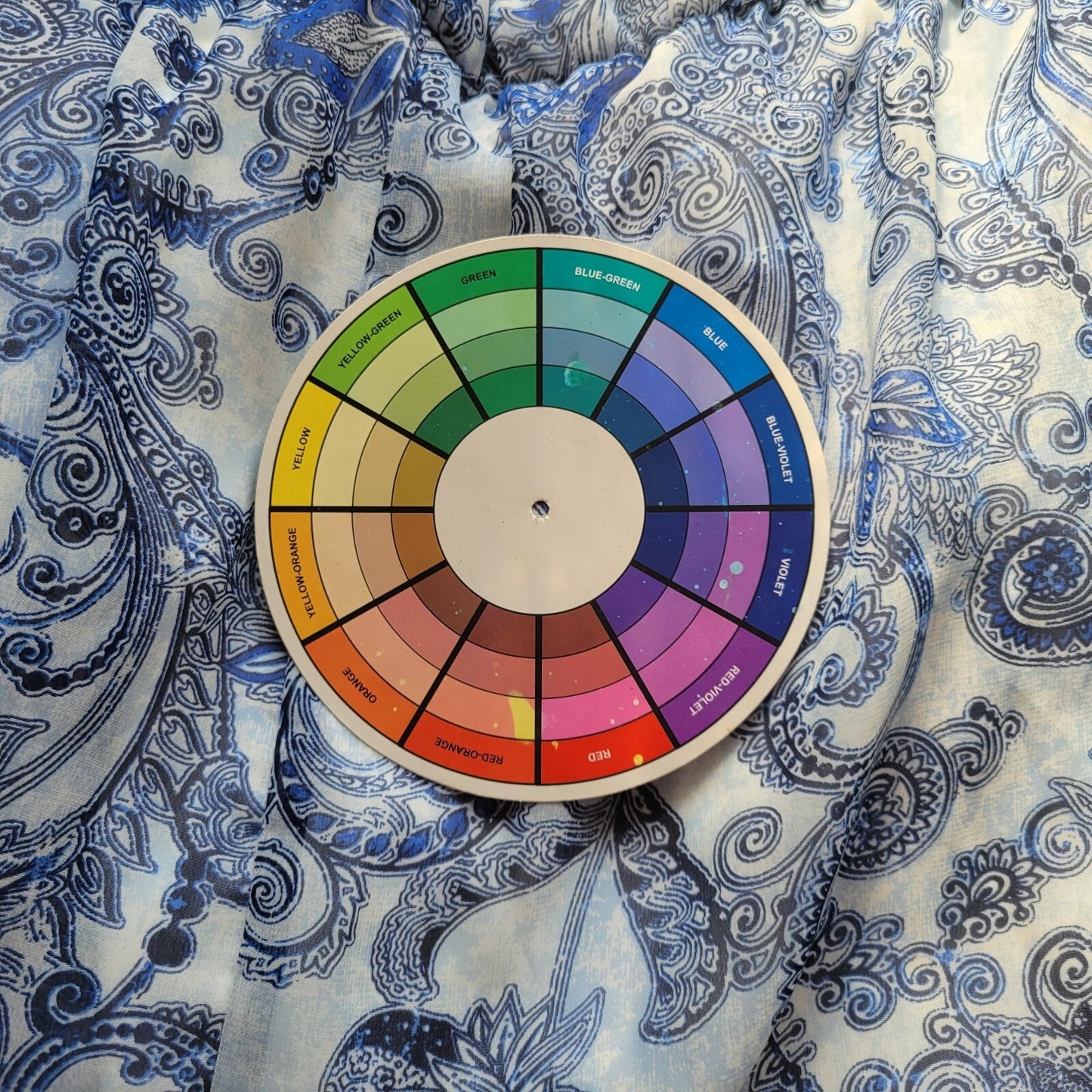 Alyx Women Dress 20W Plus Sheath Flutter Sleeve Blue Paisley Keyhole Lightweight