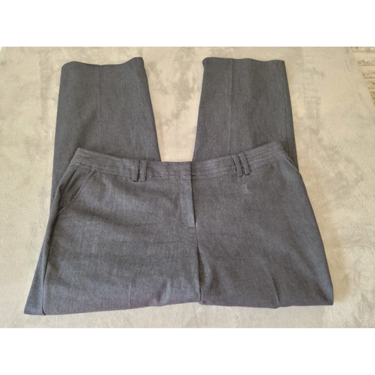 Dress Barn Womens Pants 20 Plus Boot Cut Black Cotton Blend Zip Fly Career